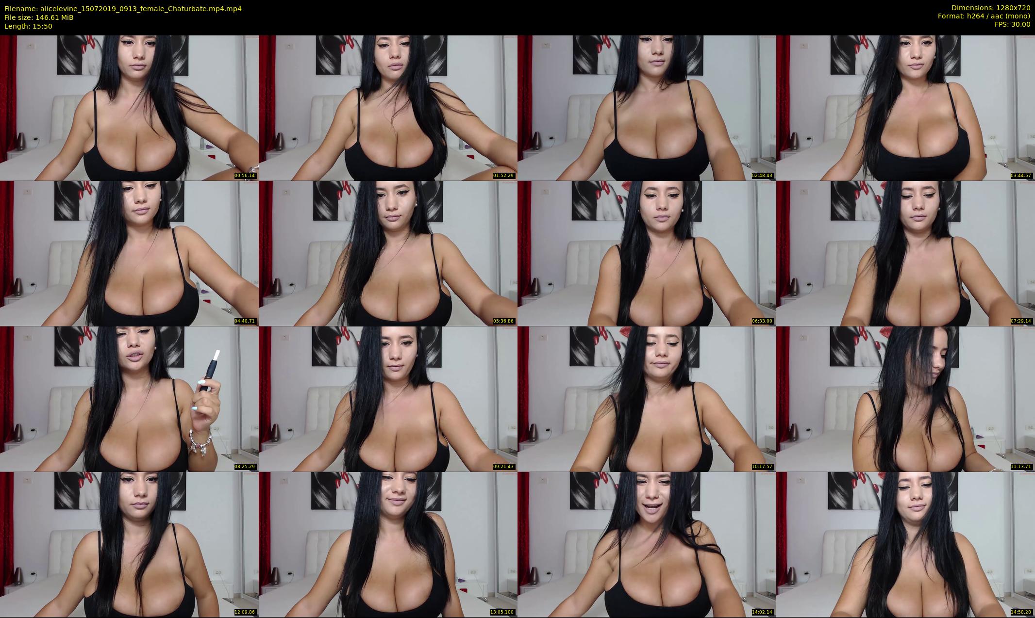 alicelevine — 16 minute Chaturbate female cam show recording, 720p, Jul 15, 2019