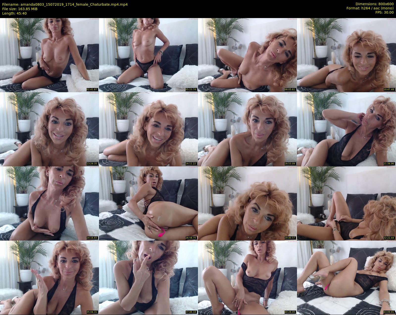 amanda0803 — 46 minute Chaturbate female cam show recording, 480p, Jul 15, 2019