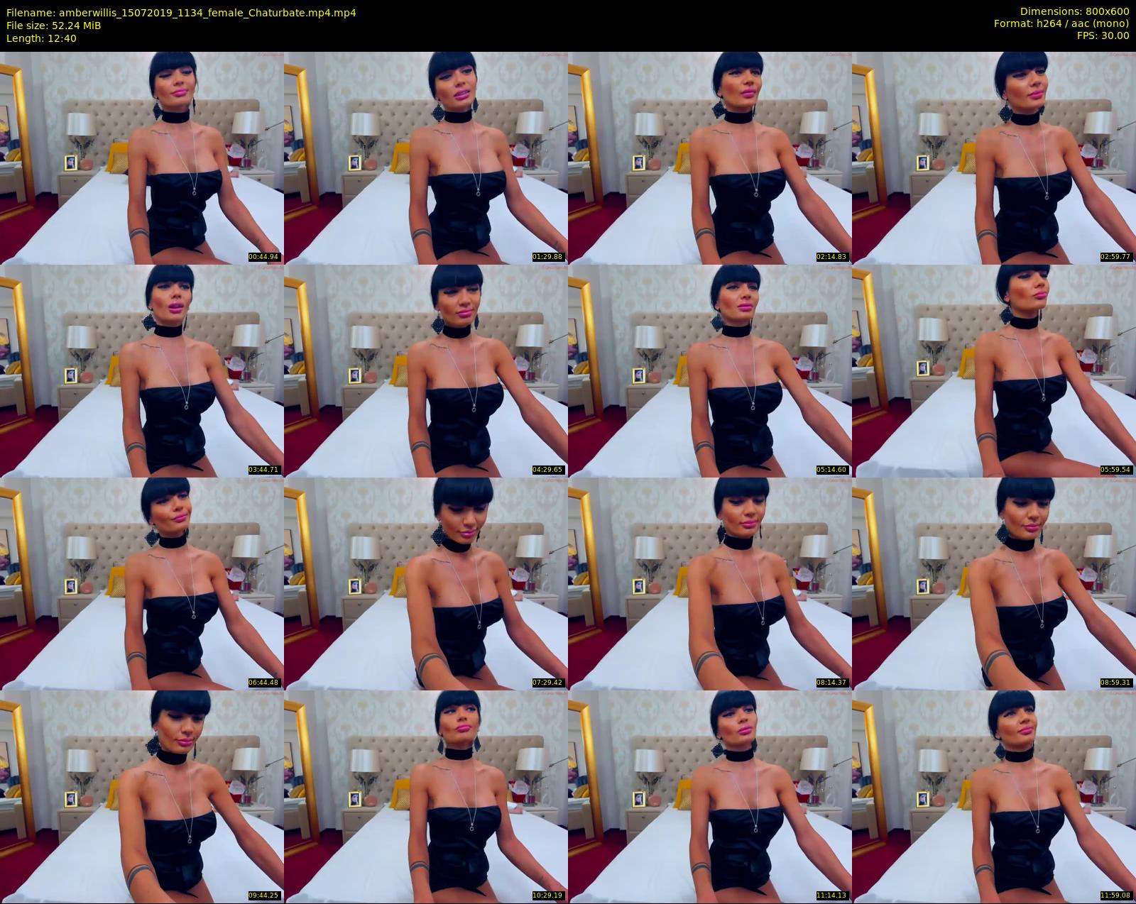 amberwillis — 13 minute Chaturbate female cam show recording, 480p, Jul 15, 2019