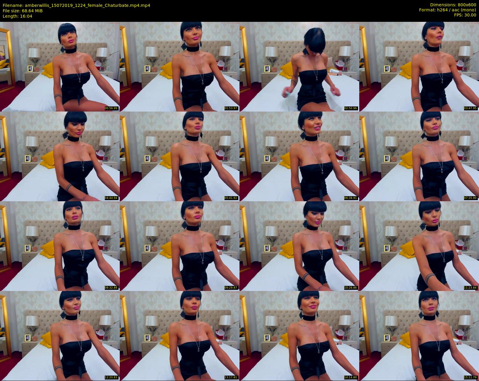 amberwillis — 17 minute Chaturbate female cam show recording, 480p, Jul 15, 2019