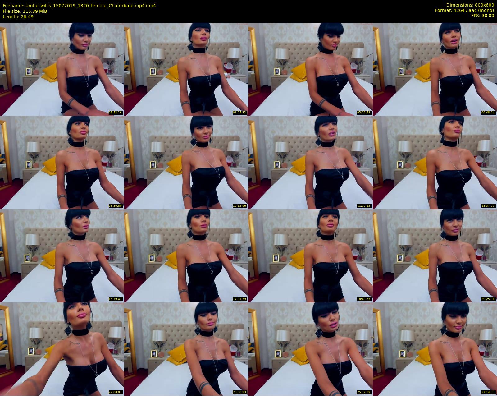 amberwillis — 29 minute Chaturbate female cam show recording, 480p, Jul 15, 2019