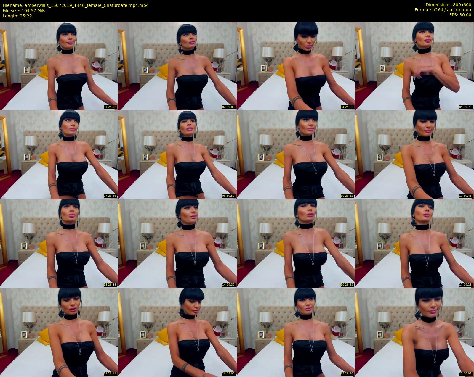 amberwillis — 26 minute Chaturbate female cam show recording, 480p, Jul 15, 2019