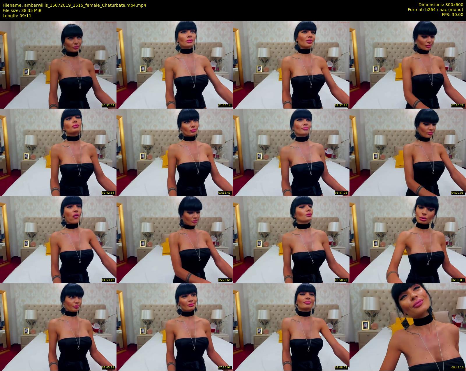 amberwillis — 10 minute Chaturbate female cam show recording, 480p, Jul 15, 2019