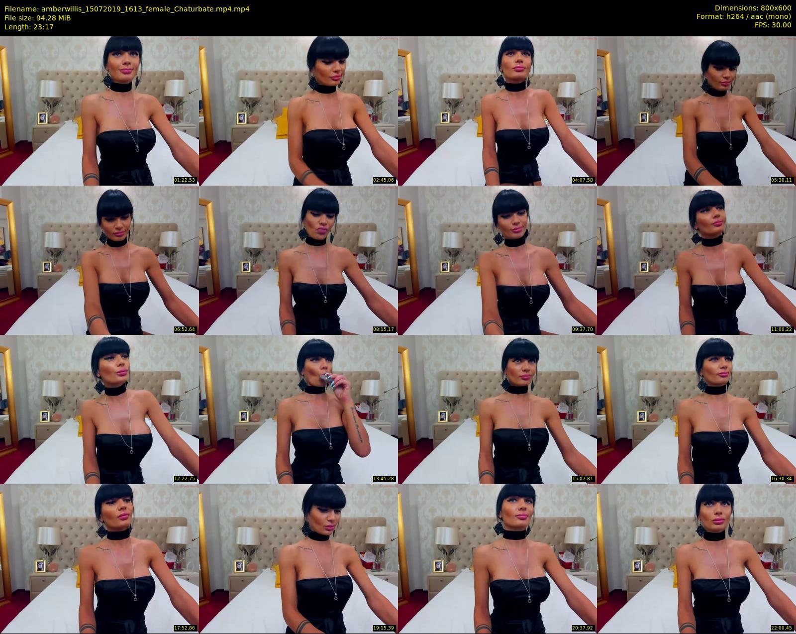 amberwillis — 24 minute Chaturbate female cam show recording, 480p, Jul 15, 2019