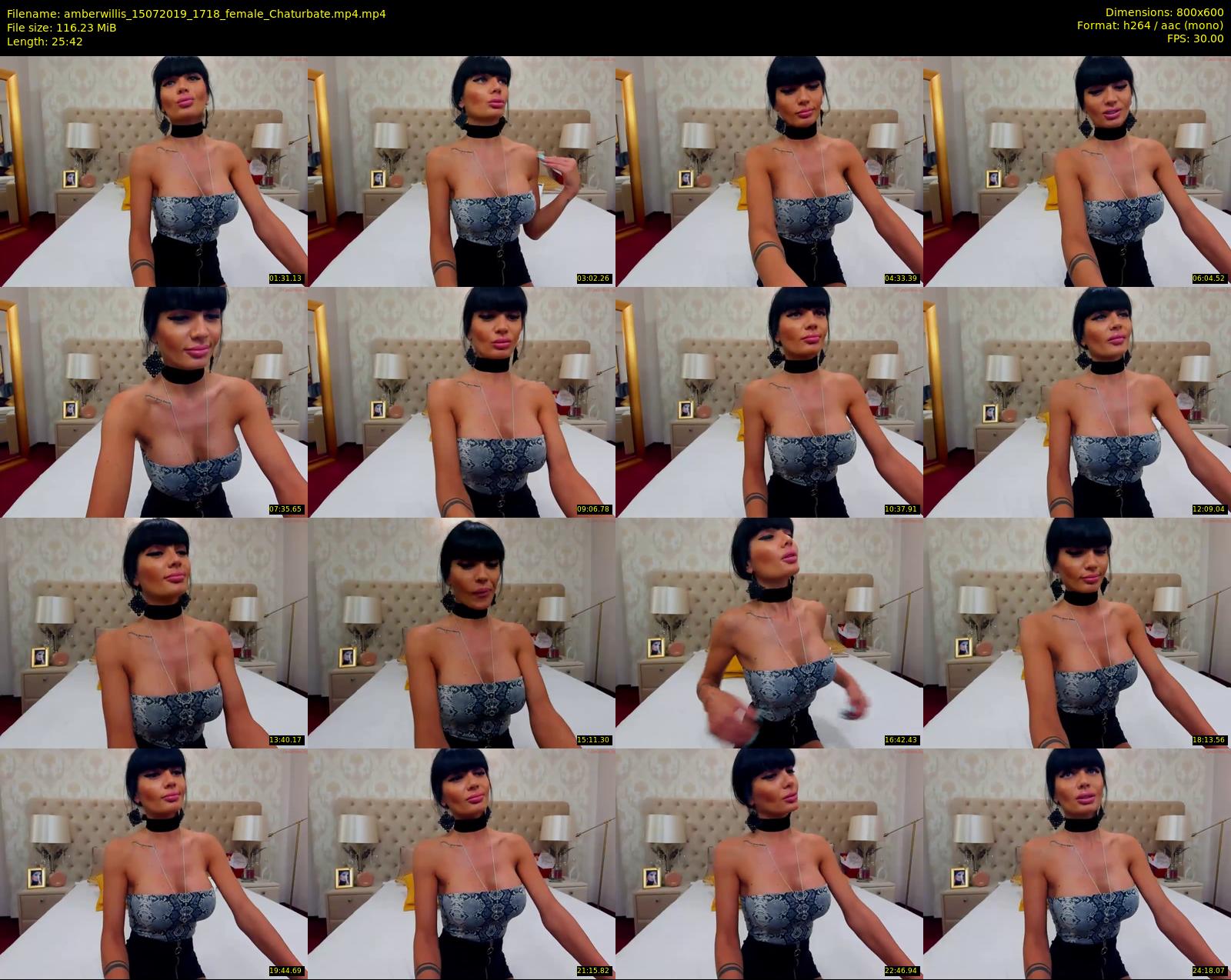 amberwillis — 26 minute Chaturbate female cam show recording, 480p, Jul 15, 2019