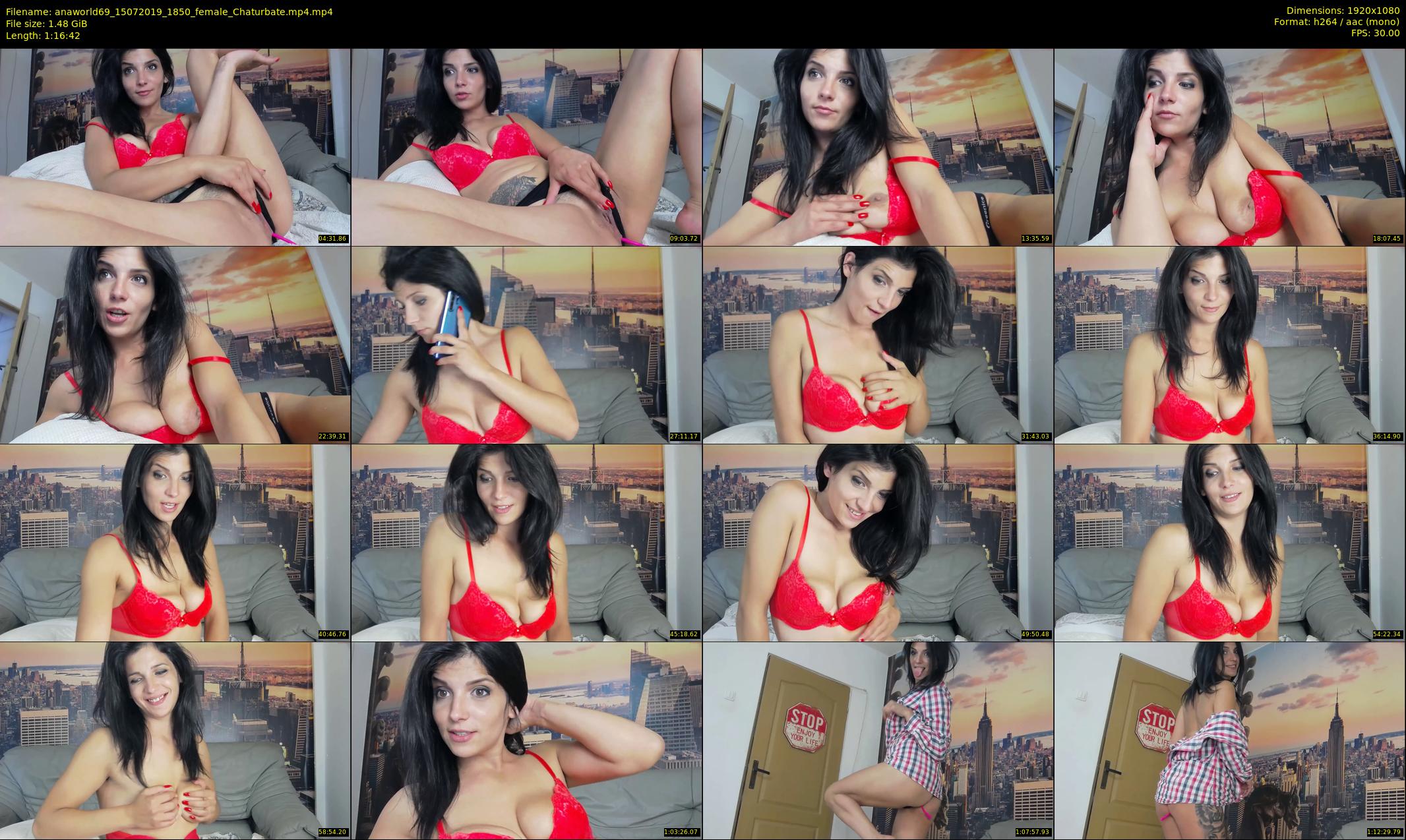 anaworld69 — 77 minute Chaturbate female cam show recording, 1080p, Jul 15, 2019