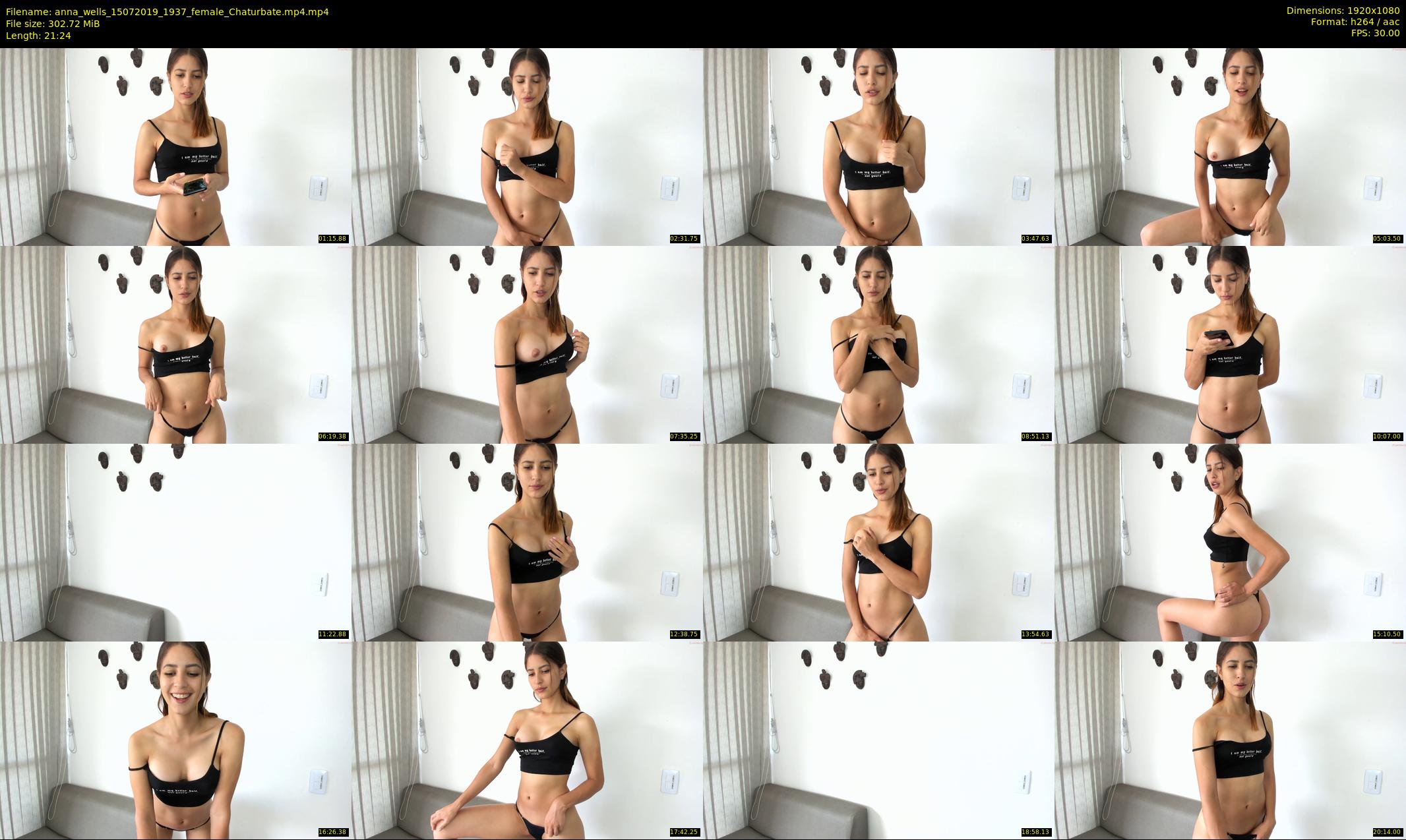 anna_wells — 22 minute Chaturbate female cam show recording, 1080p, Jul 15, 2019