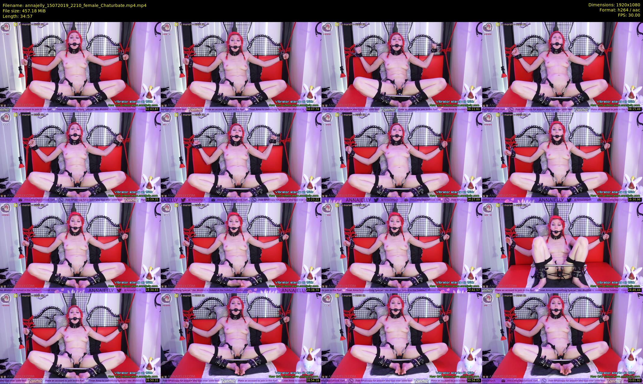 annajelly — 35 minute Chaturbate couple cam show recording, 1080p, Jul 15, 2019