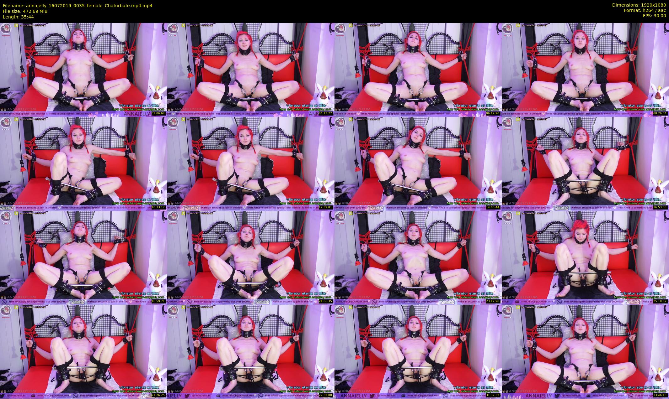 annajelly — 36 minute Chaturbate couple cam show recording, 1080p, Jul 16, 2019