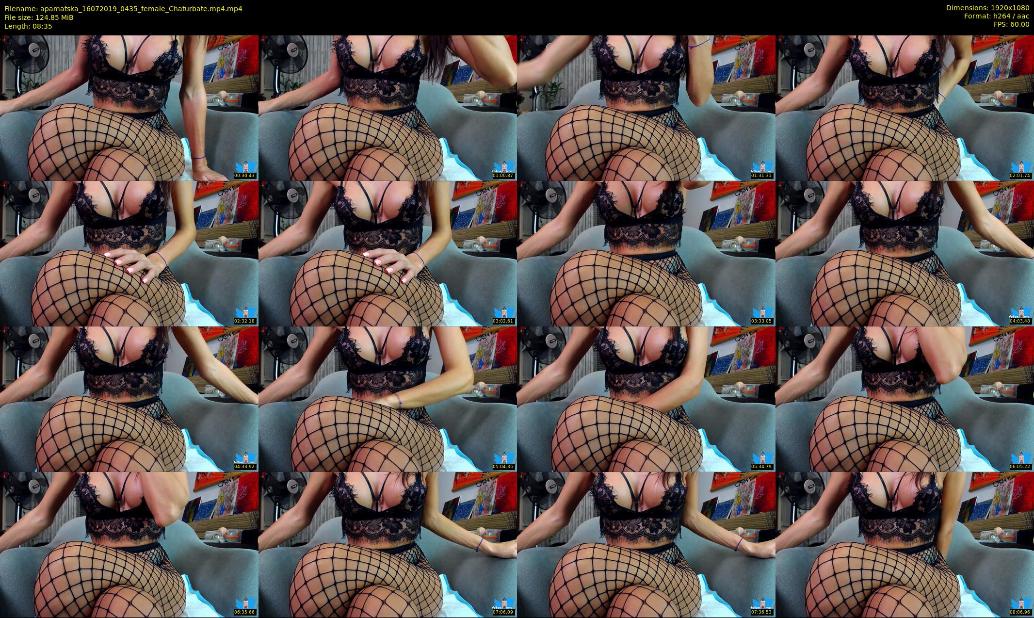 apamatska — 9 minute Chaturbate female cam show recording, 1080p, Jul 16, 2019