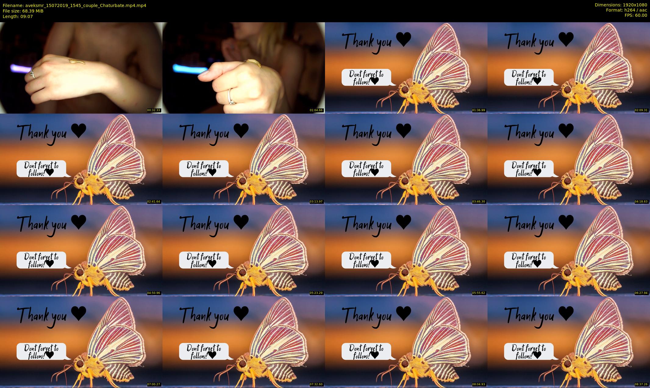 aveksmr — 10 minute Chaturbate couple cam show recording, 1080p, Jul 15, 2019