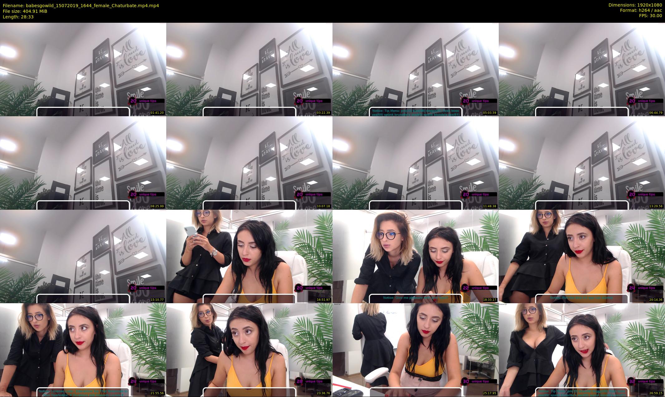 babesgowild — 29 minute Chaturbate couple cam show recording, 1080p, Jul 15, 2019