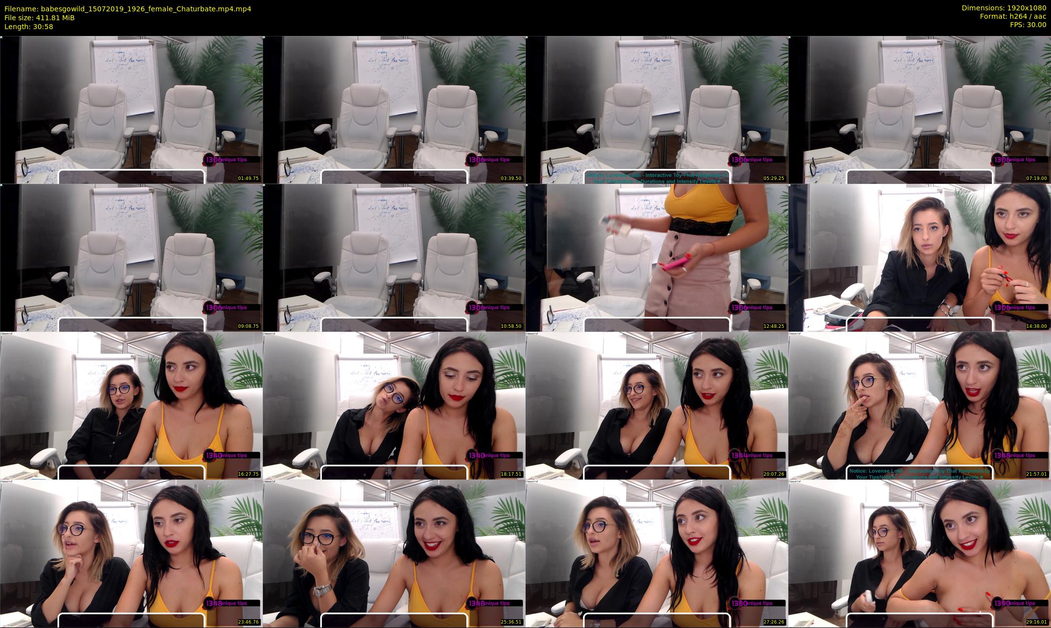 babesgowild — 31 minute Chaturbate couple cam show recording, 1080p, Jul 15, 2019