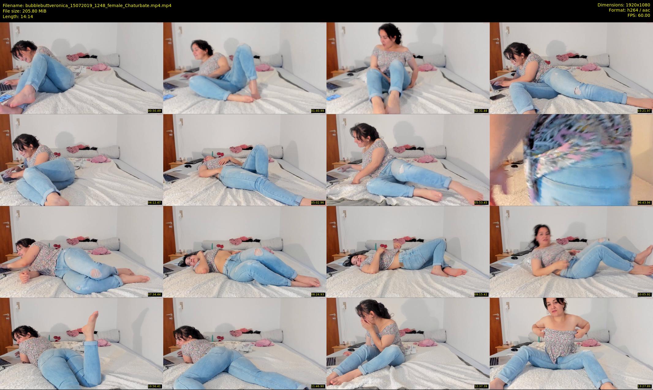 bubblebuttveronica — 15 minute Chaturbate female cam show recording, 1080p, Jul 15, 2019