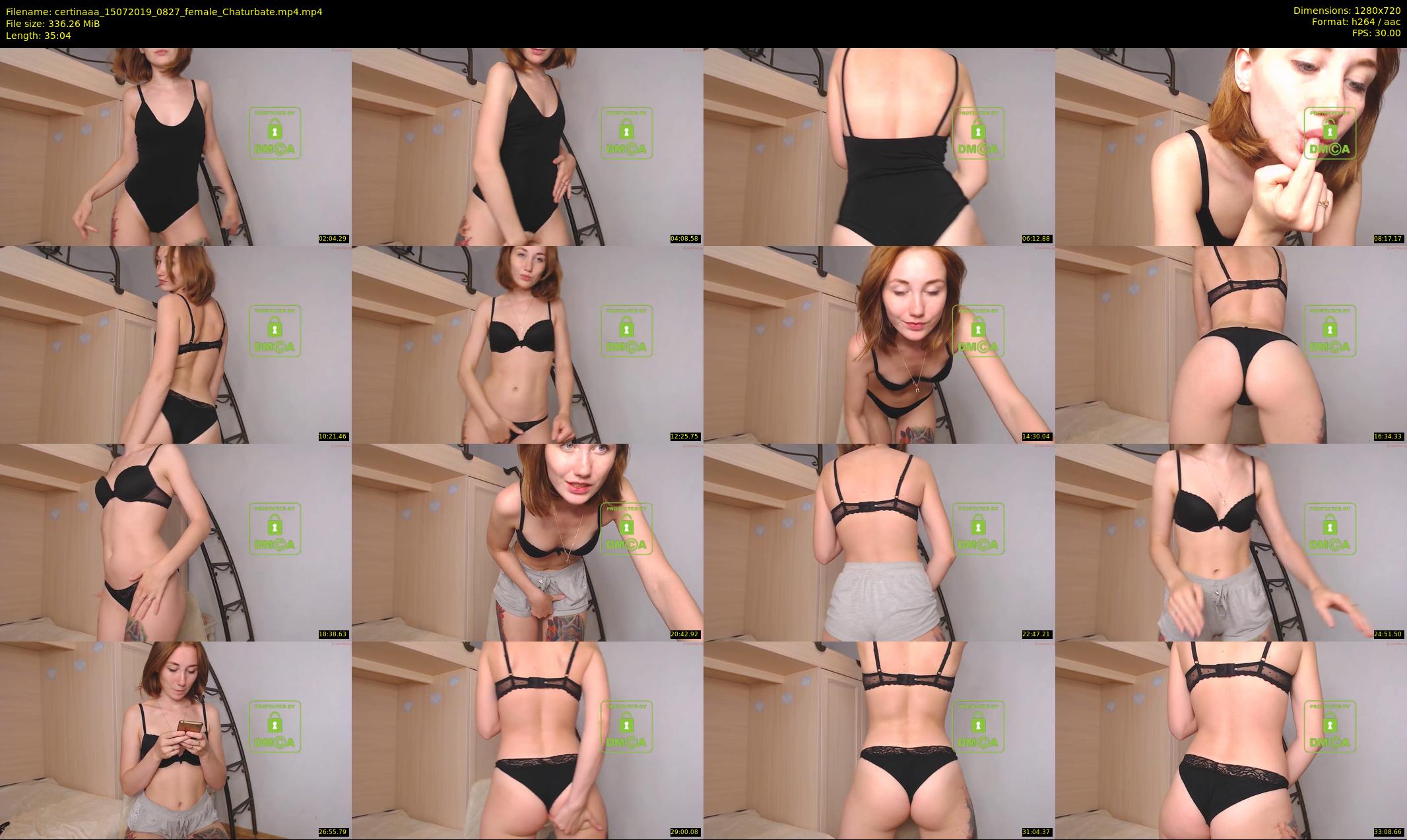 certinaaa — 36 minute Chaturbate female cam show recording, 720p, Jul 15, 2019