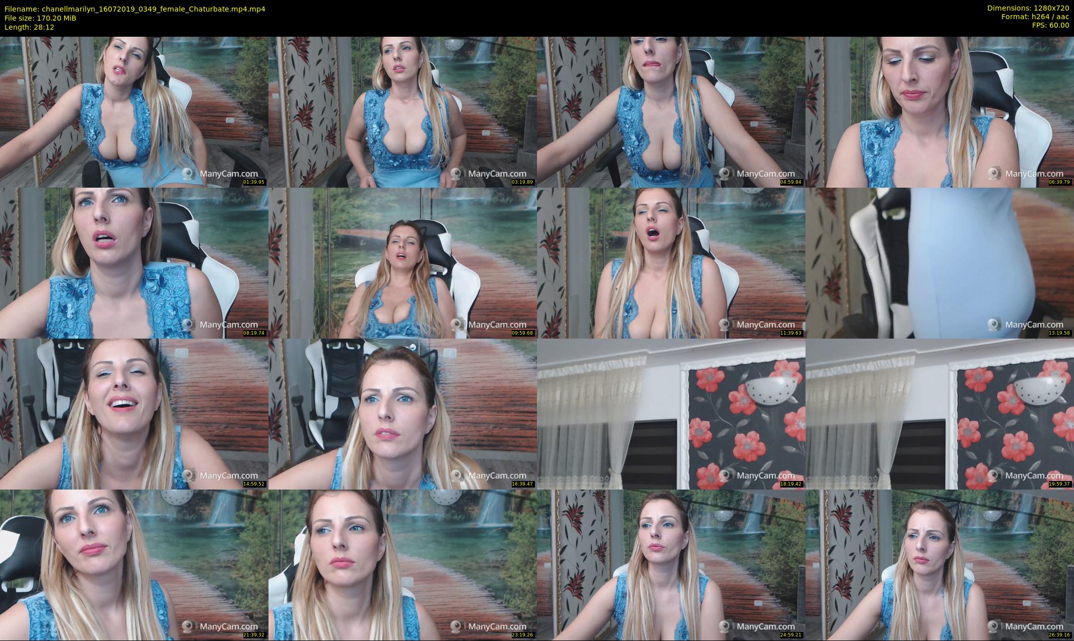 chanellmarilyn — 29 minute Chaturbate female cam show recording, 720p, Jul 16, 2019