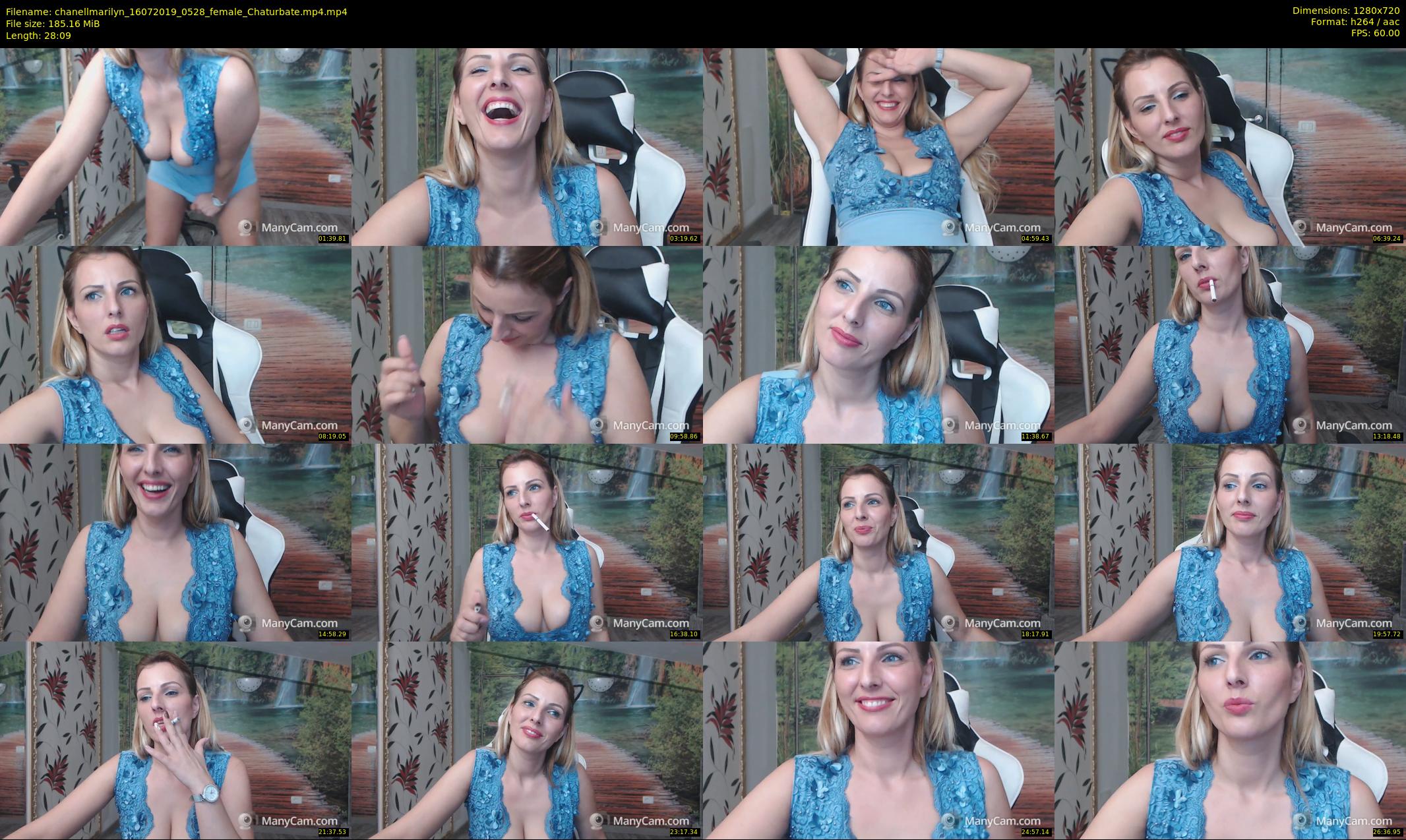 chanellmarilyn — 29 minute Chaturbate female cam show recording, 720p, Jul 16, 2019