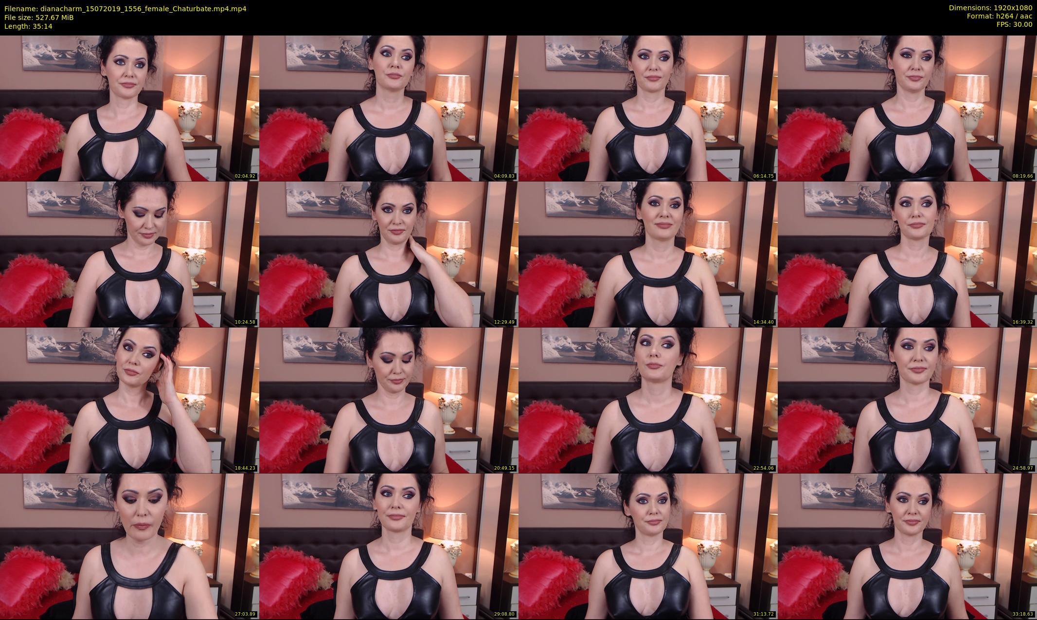 dianacharm — 36 minute Chaturbate female cam show recording, 1080p, Jul 15, 2019