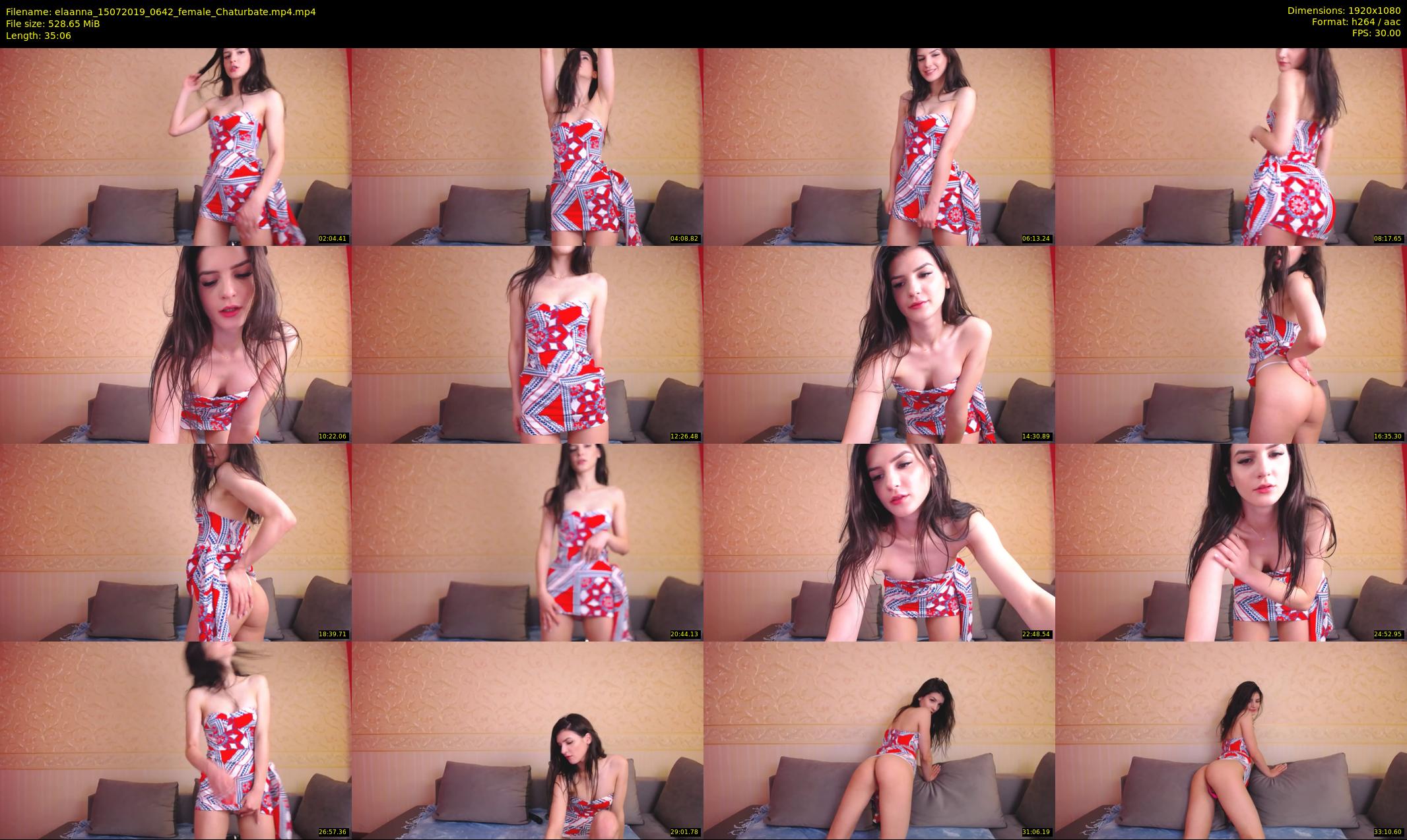 elaanna — 36 minute Chaturbate female cam show recording, 1080p, Jul 15, 2019