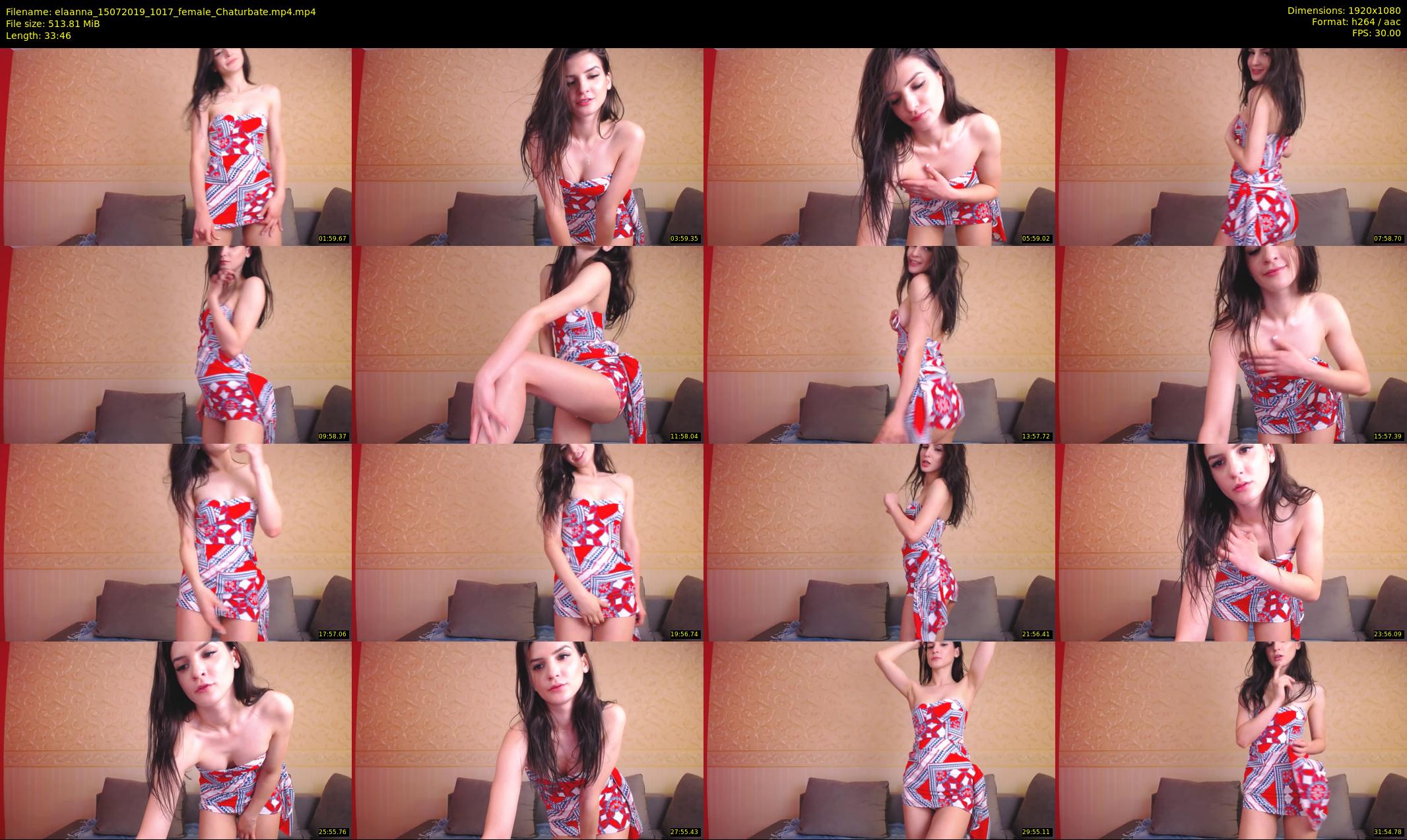 elaanna — 34 minute Chaturbate female cam show recording, 1080p, Jul 15, 2019