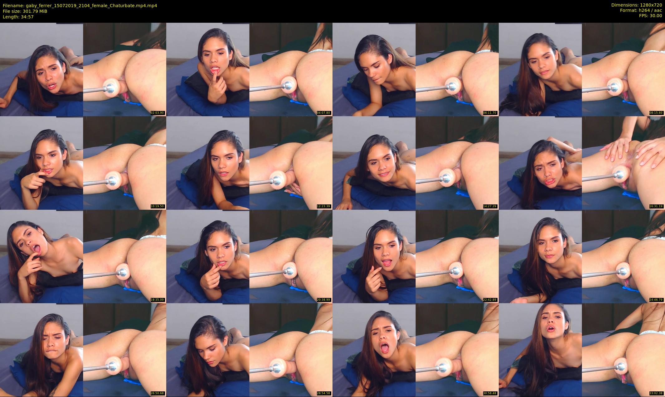 gaby_ferrer — 35 minute Chaturbate female cam show recording, 720p, Jul 15, 2019