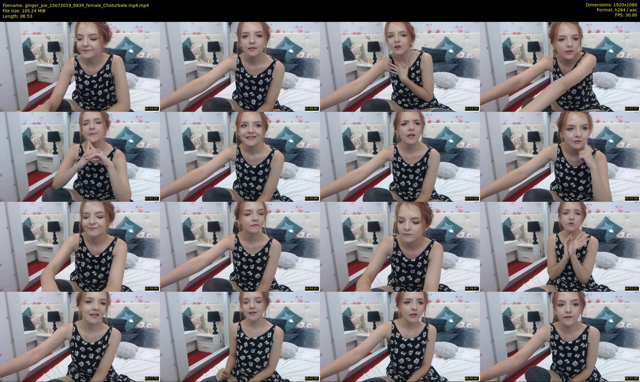 ginger_pie — 7 minute Chaturbate female cam show recording, 1080p, Jul 15, 2019