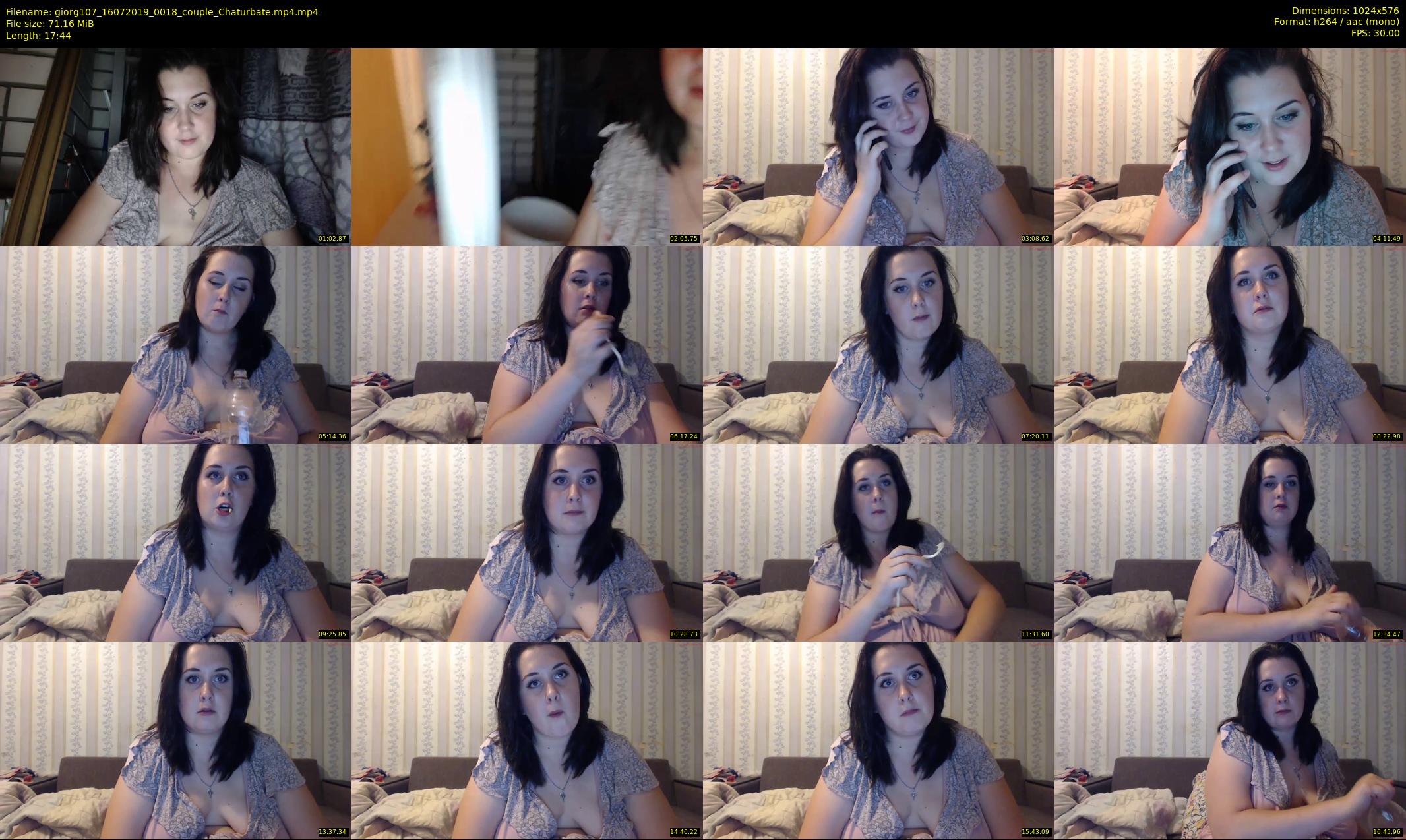 giorg107 — 18 minute Chaturbate couple cam show recording, 480p, Jul 16, 2019