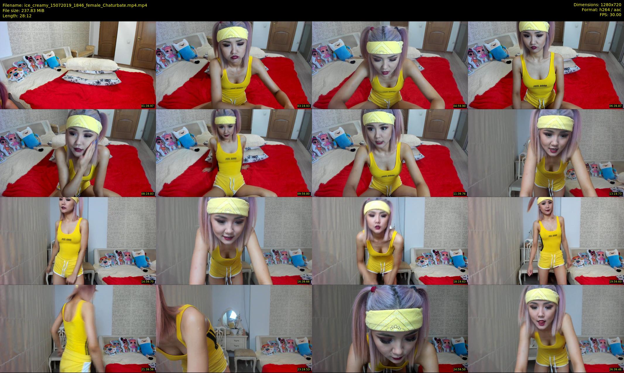 ice_creamy — 29 minute Chaturbate female cam show recording, 720p, Jul 15, 2019
