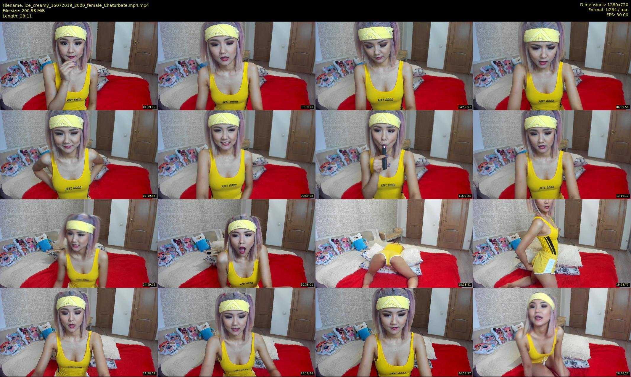 ice_creamy — 29 minute Chaturbate female cam show recording, 720p, Jul 15, 2019