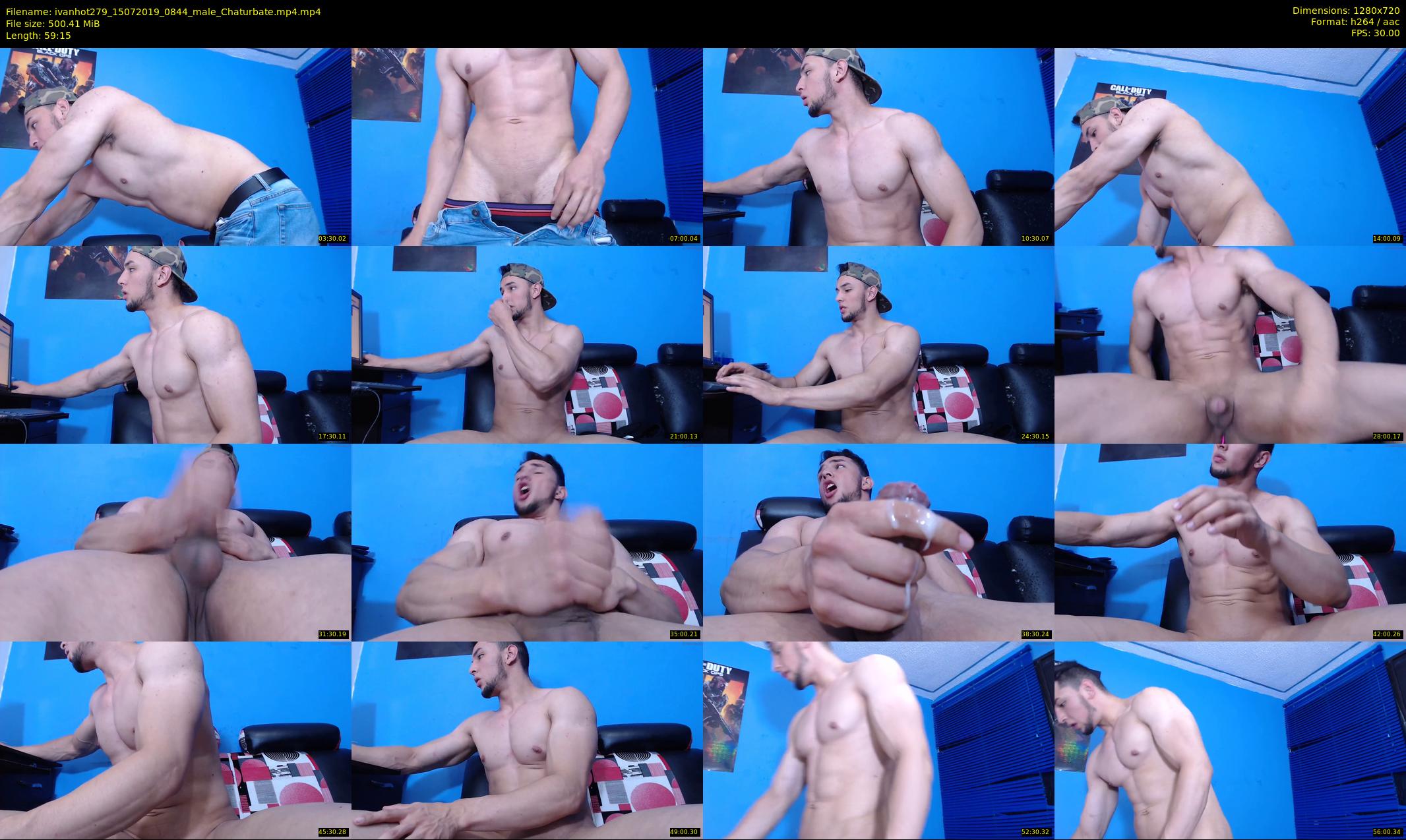 ivanhot279 — 60 minute Chaturbate male cam show recording, 720p, Jul 15, 2019