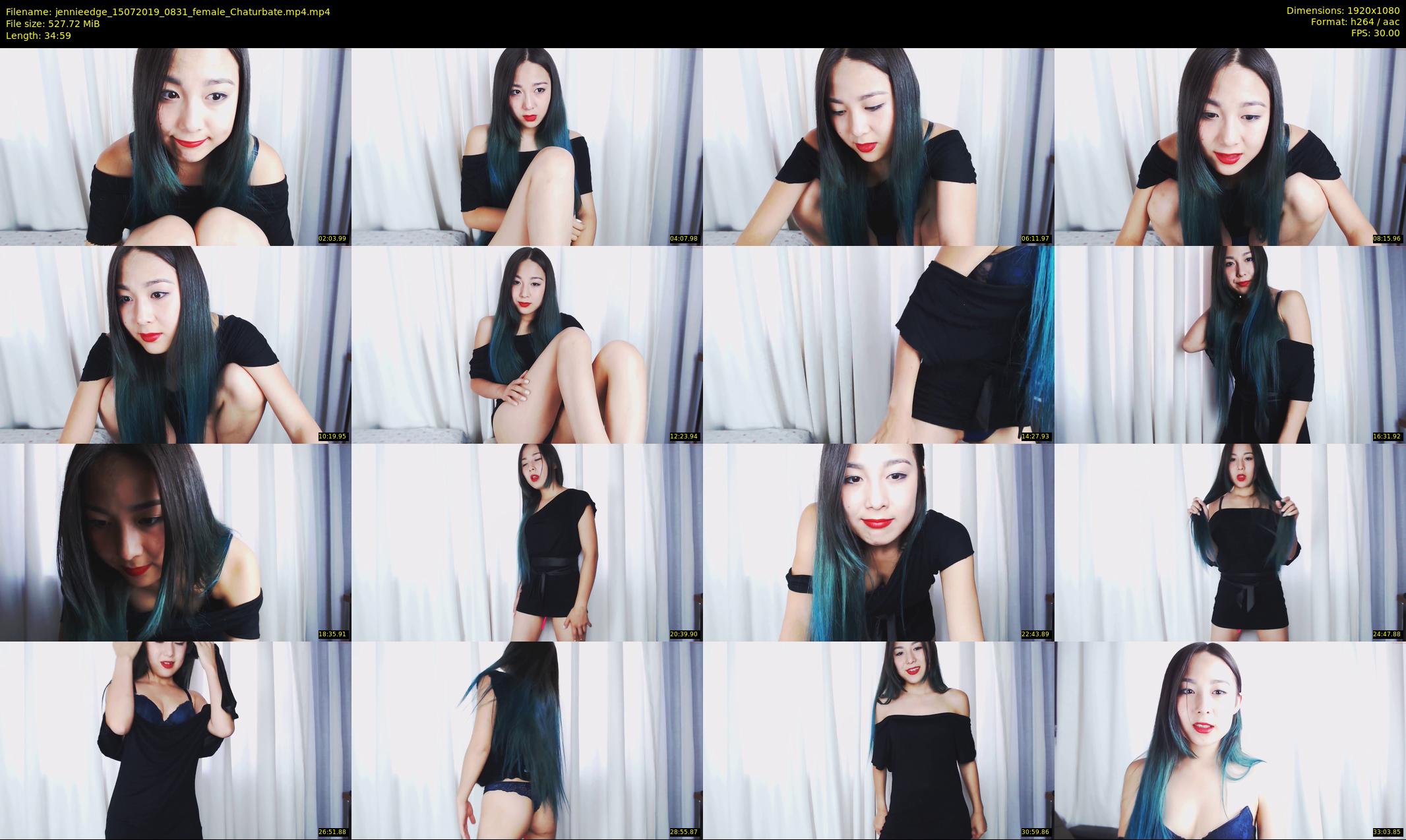 jennieedge — 35 minute Chaturbate female cam show recording, 1080p, Jul 15, 2019