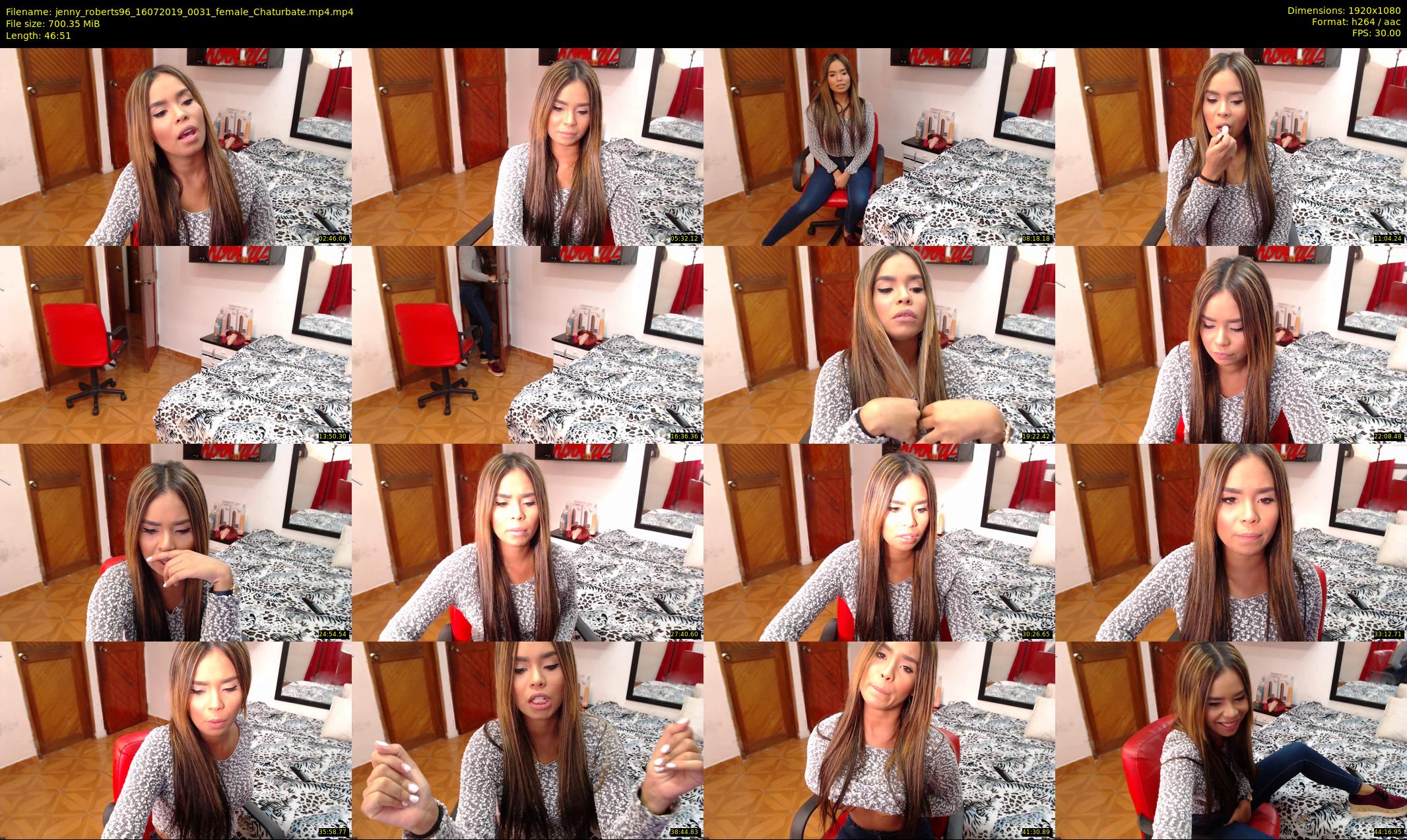 jenny_roberts96 — 47 minute Chaturbate female cam show recording, 1080p, Jul 16, 2019