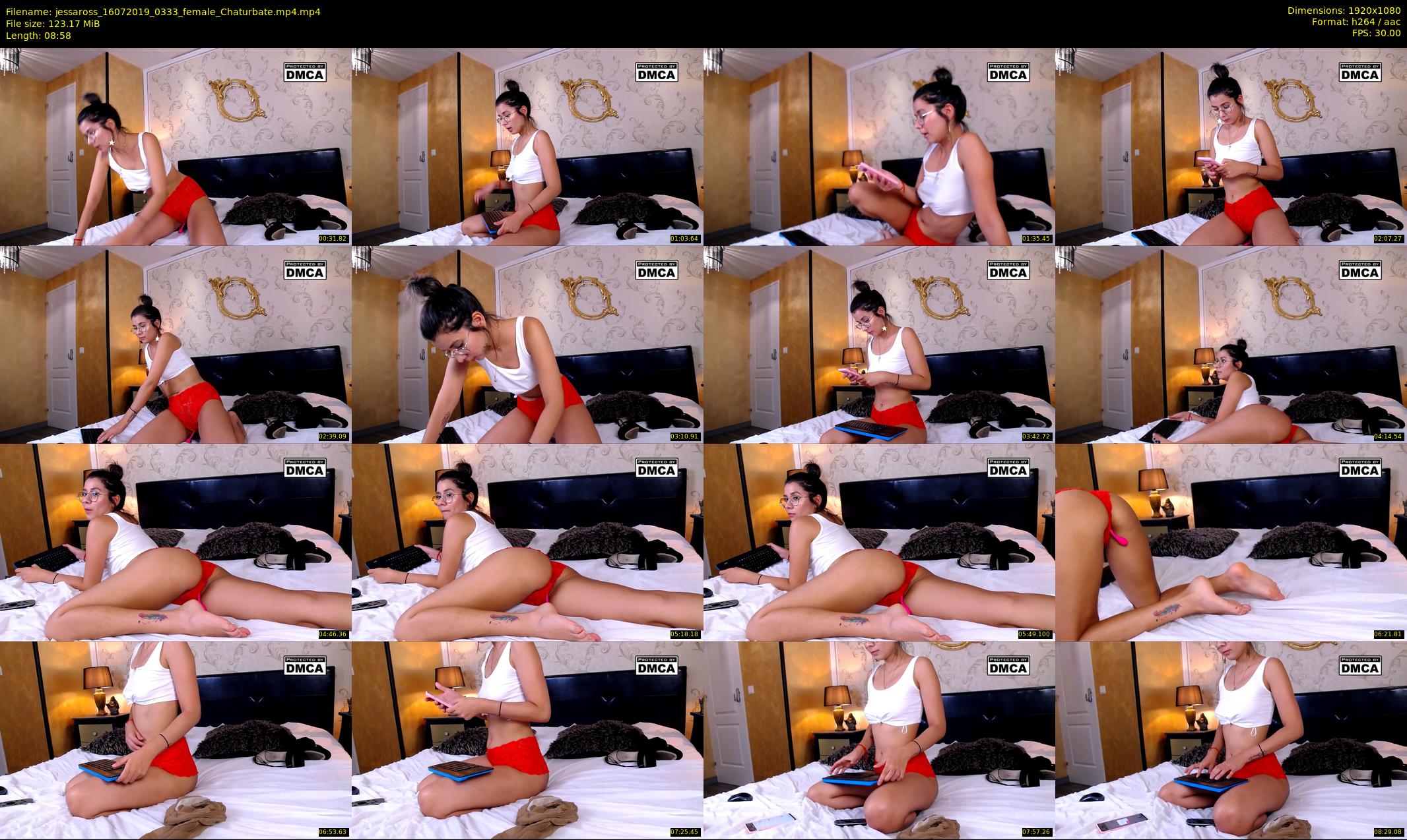 jessaross — 9 minute Chaturbate female cam show recording, 1080p, Jul 16, 2019