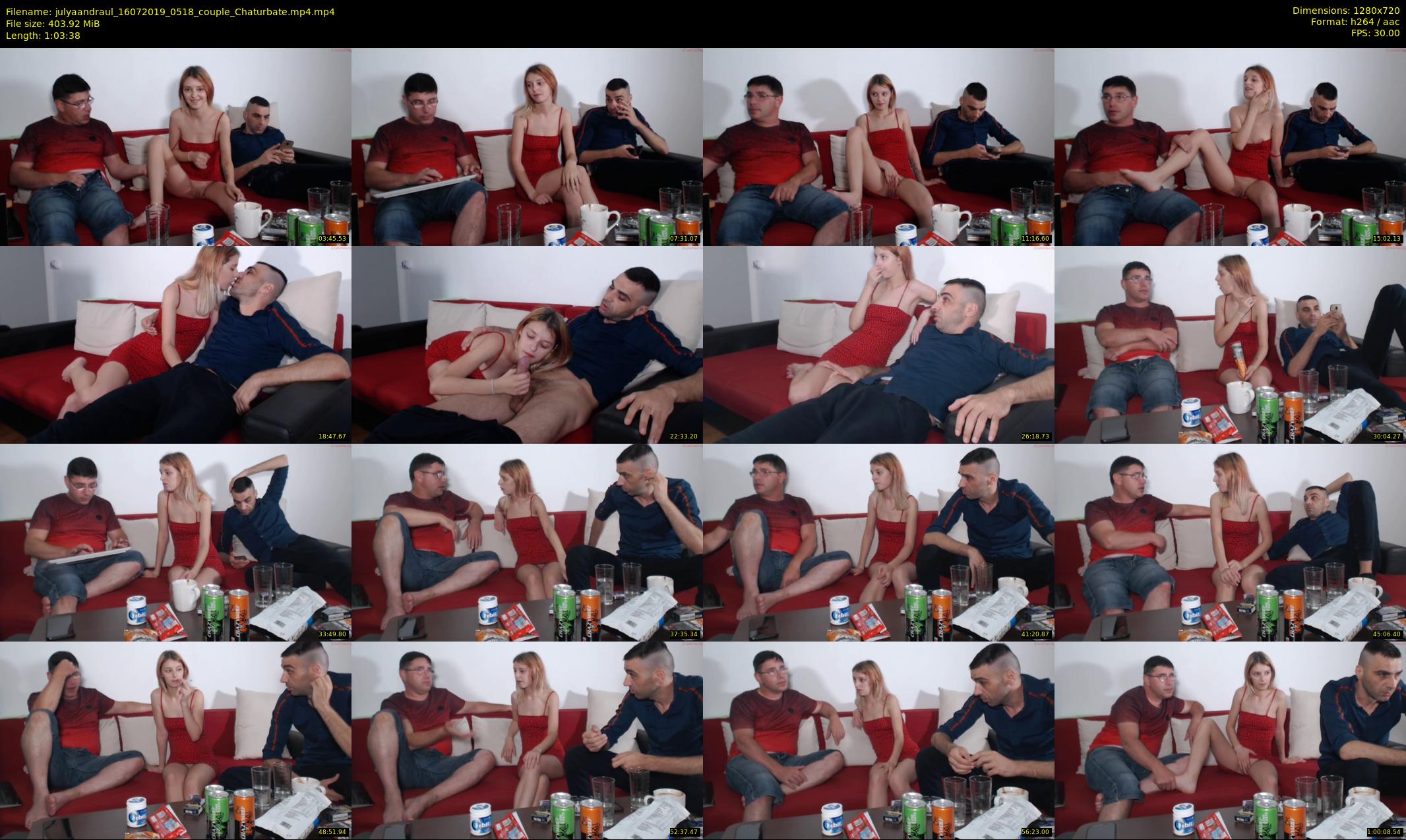 julyaandraul — 64 minute Chaturbate couple cam show recording, 720p, Jul 16, 2019