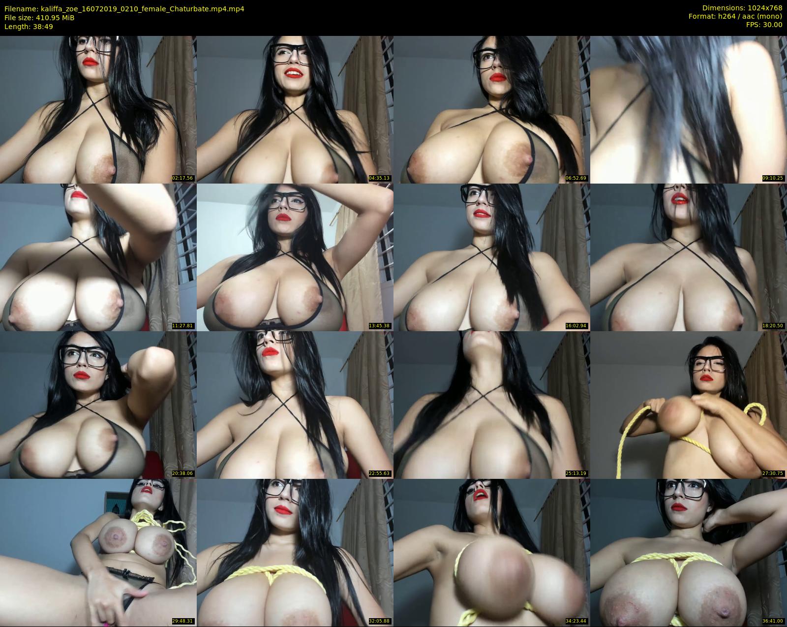 kaliffa_zoe — 39 minute Chaturbate female cam show recording, 720p, Jul 16, 2019