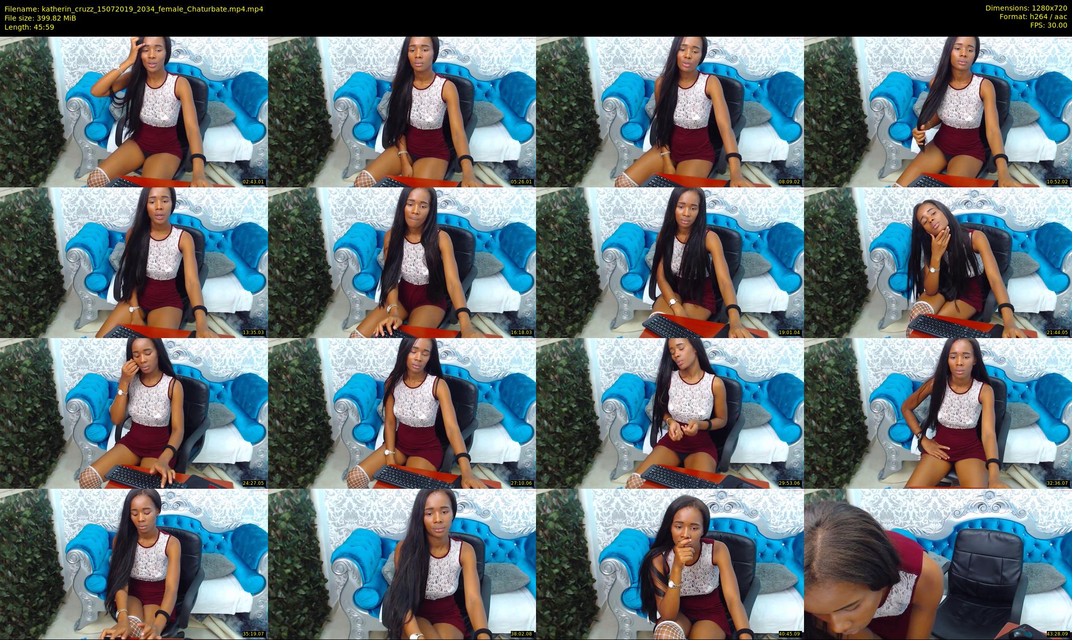 katherin_cruzz — 46 minute Chaturbate female cam show recording, 720p, Jul 15, 2019