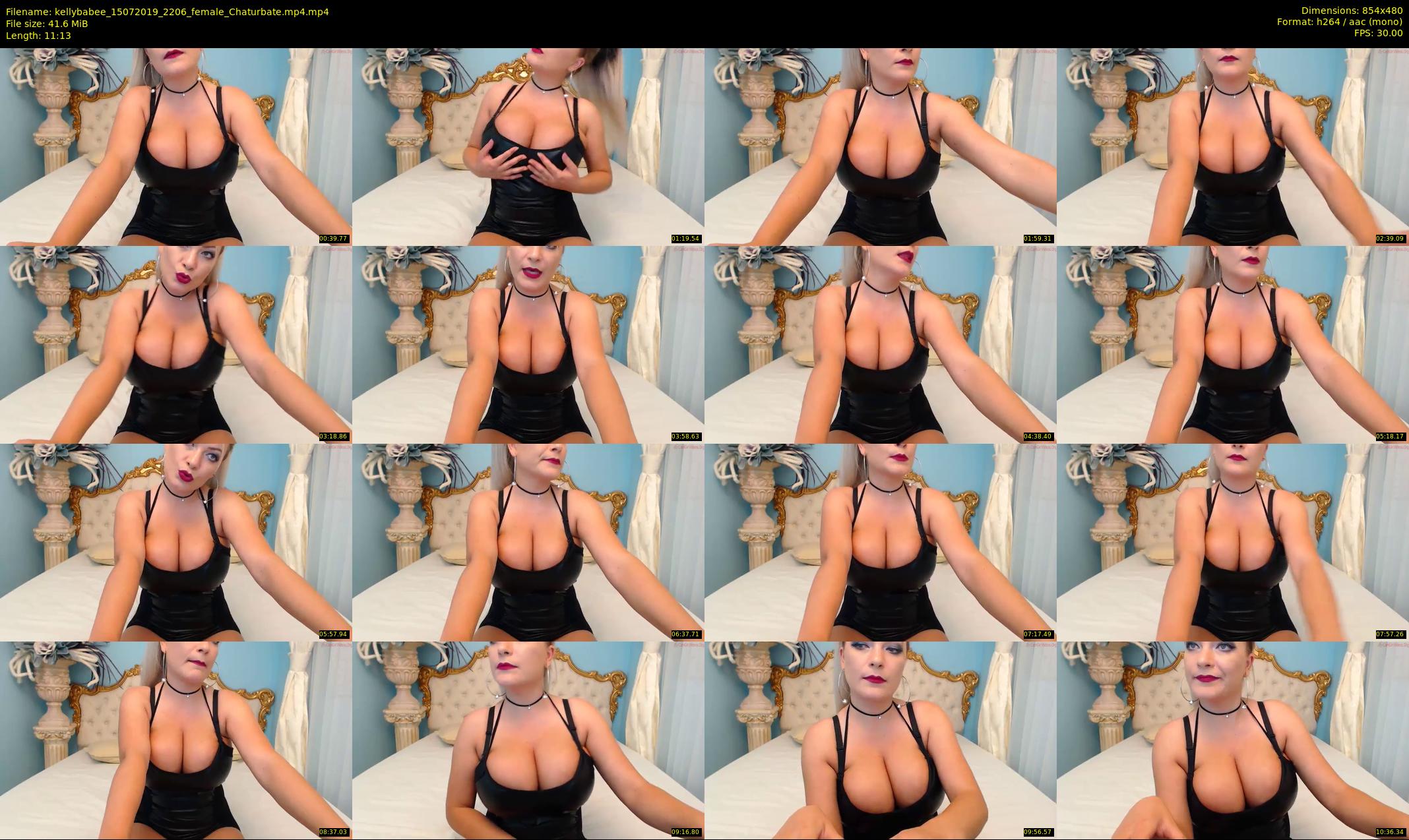 kellybabee — 12 minute Chaturbate female cam show recording, 480p, Jul 15, 2019