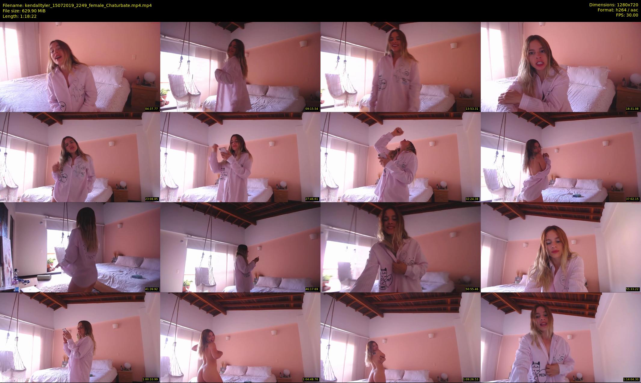 kendalltyler — 79 minute Chaturbate female cam show recording, 720p, Jul 15, 2019