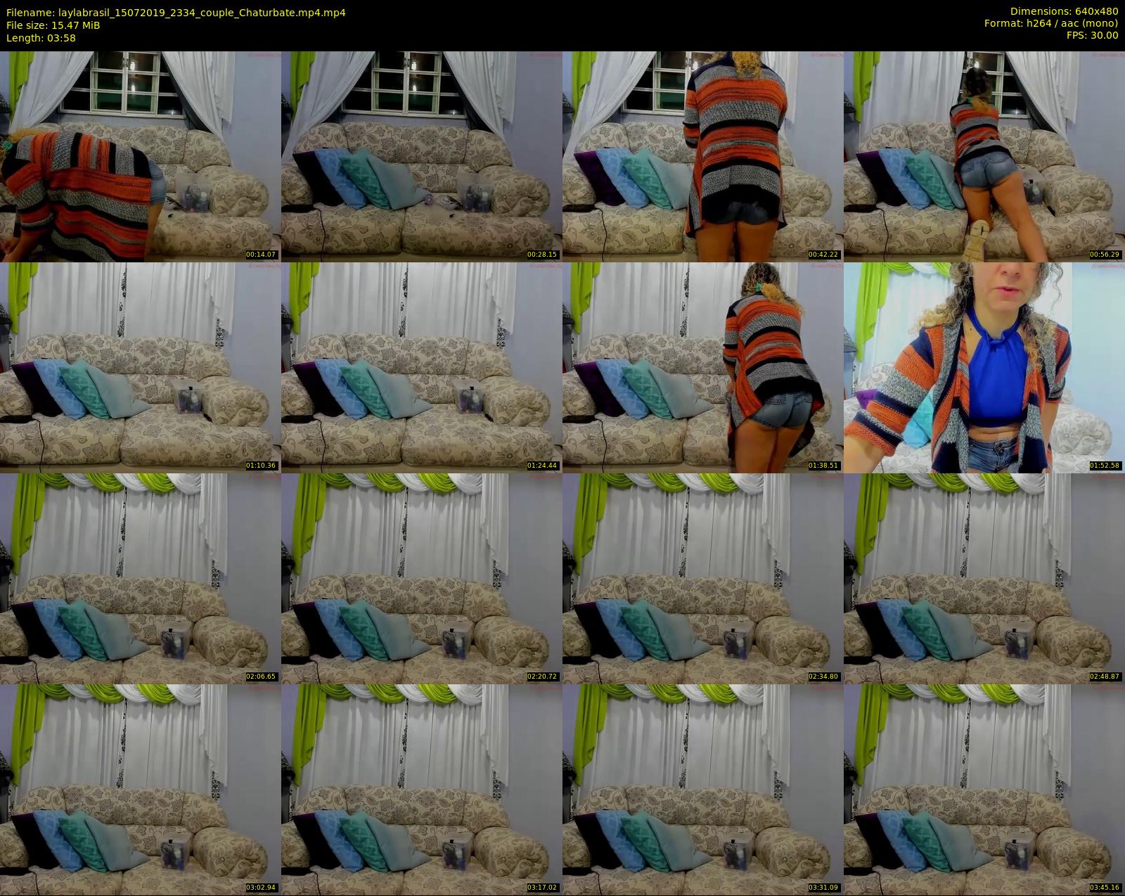 laylabrasil — 4 minute Chaturbate female cam show recording, 480p, Jul 15, 2019