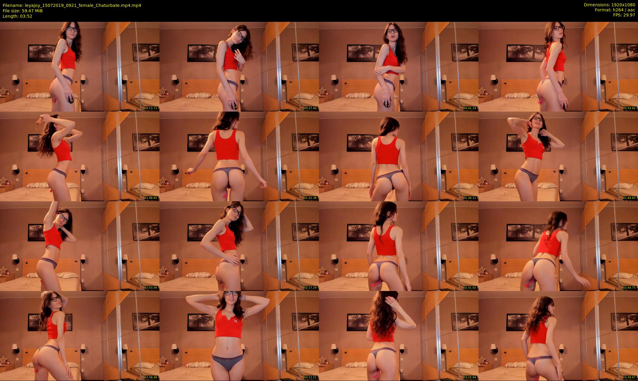 leyajoy — 4 minute Chaturbate female cam show recording, 1080p, Jul 15, 2019
