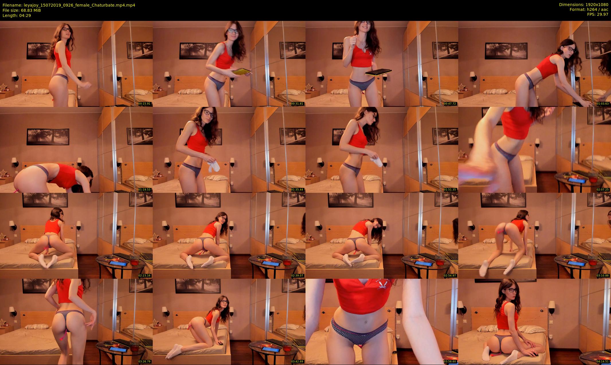 leyajoy — 5 minute Chaturbate female cam show recording, 1080p, Jul 15, 2019