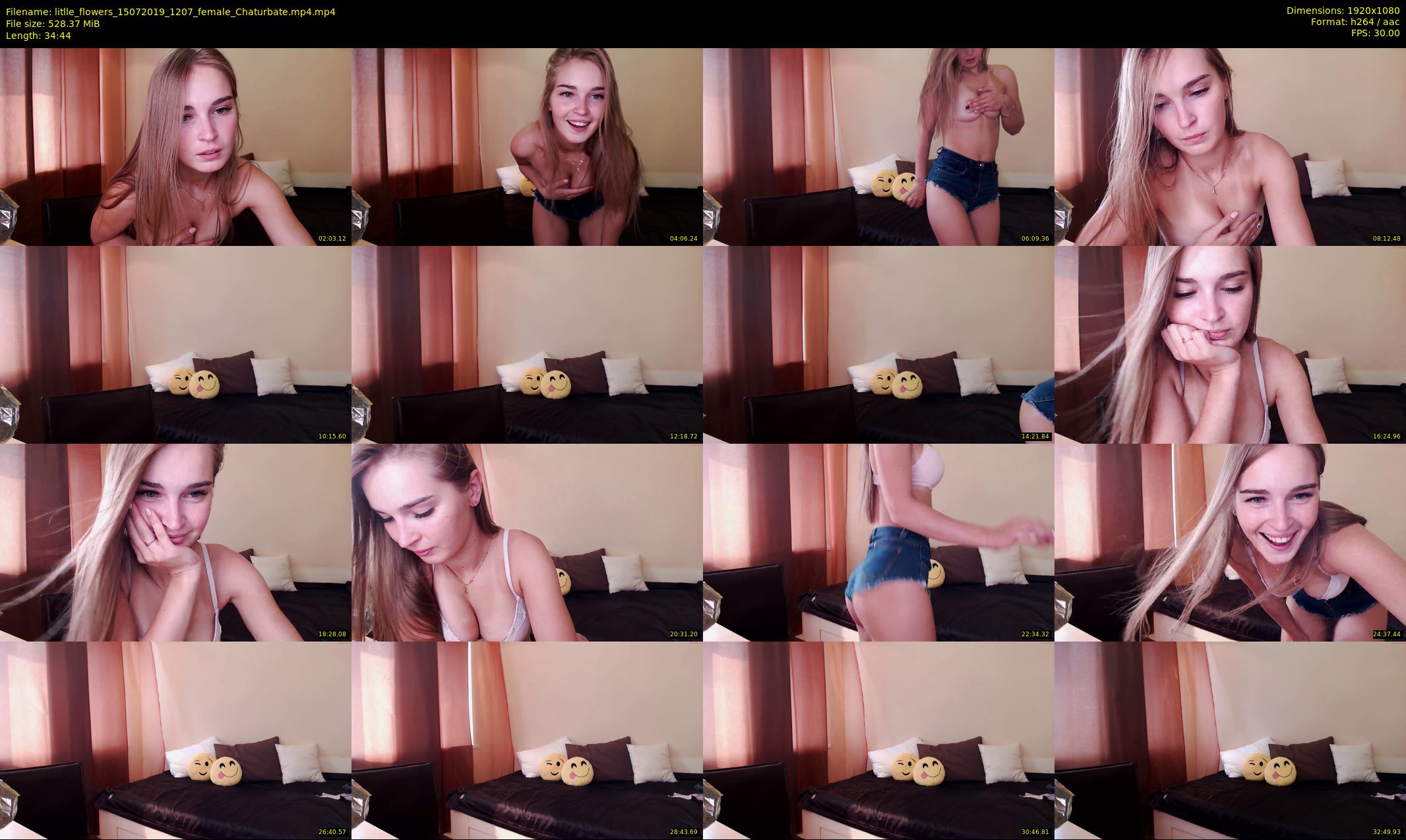 litlle_flowers — 35 minute Chaturbate female cam show recording, 1080p, Jul 15, 2019