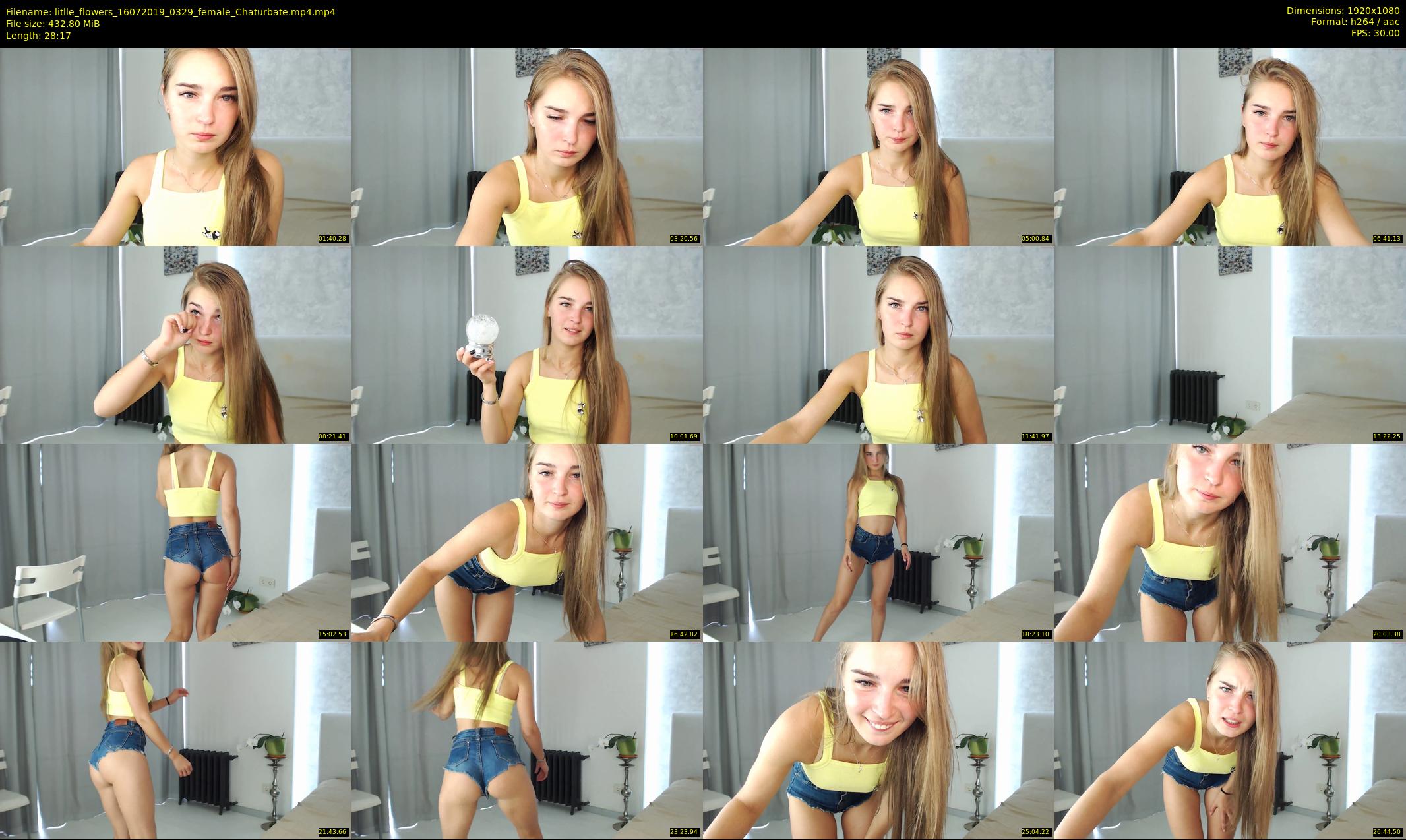litlle_flowers — 29 minute Chaturbate female cam show recording, 1080p, Jul 16, 2019