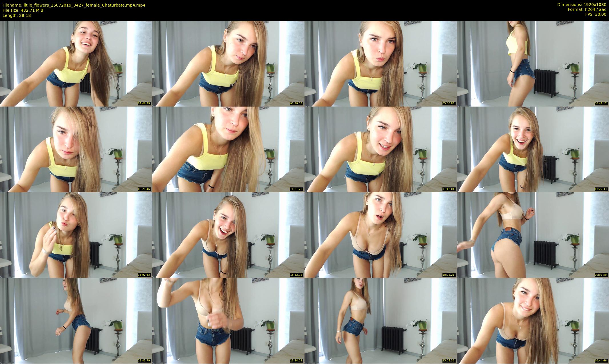 litlle_flowers — 29 minute Chaturbate female cam show recording, 1080p, Jul 16, 2019