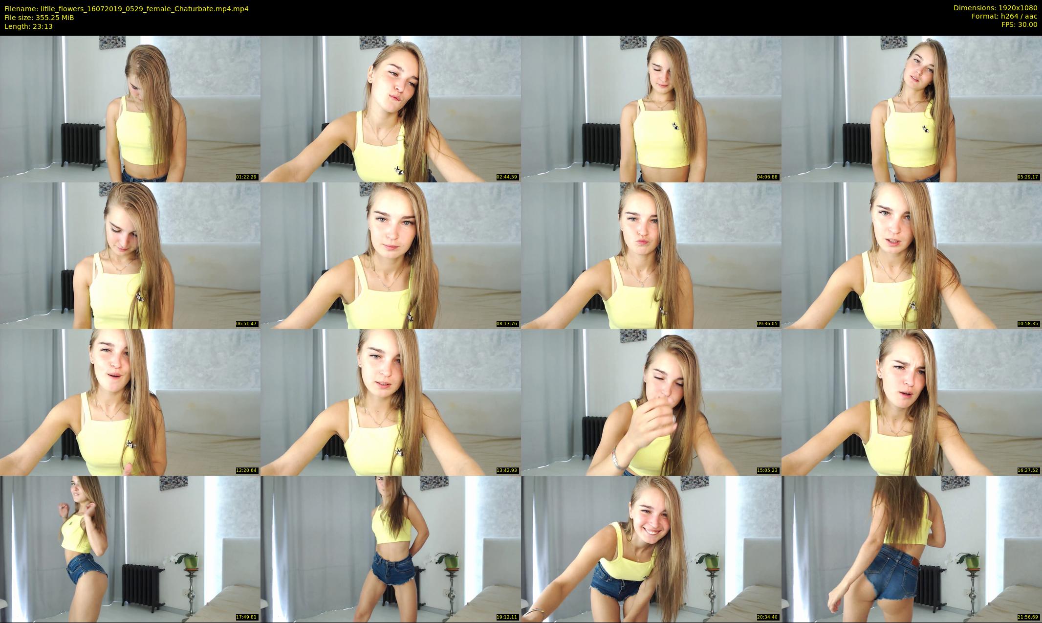 litlle_flowers — 24 minute Chaturbate female cam show recording, 1080p, Jul 16, 2019