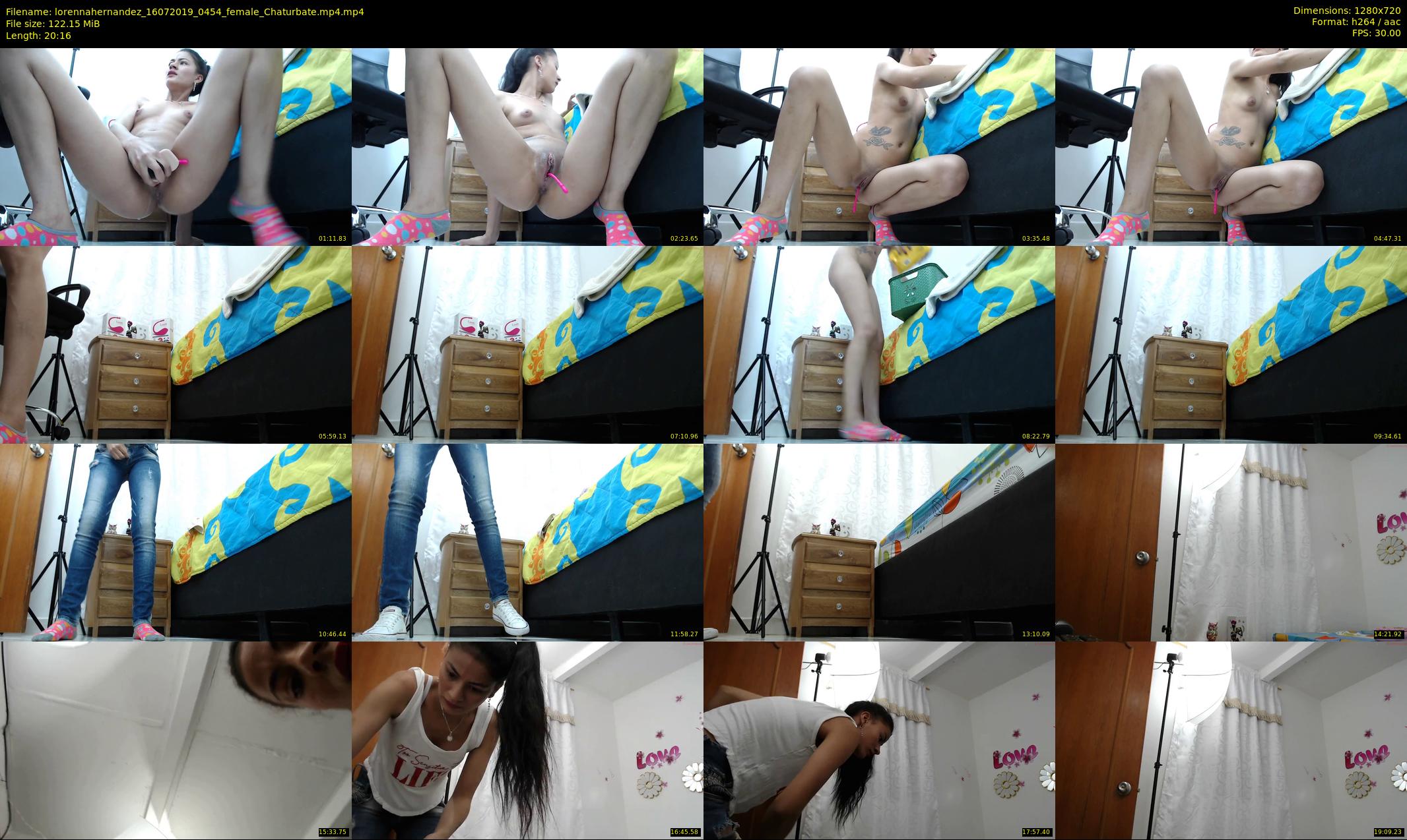 lorennahernandez — 21 minute Chaturbate female cam show recording, 720p, Jul 16, 2019