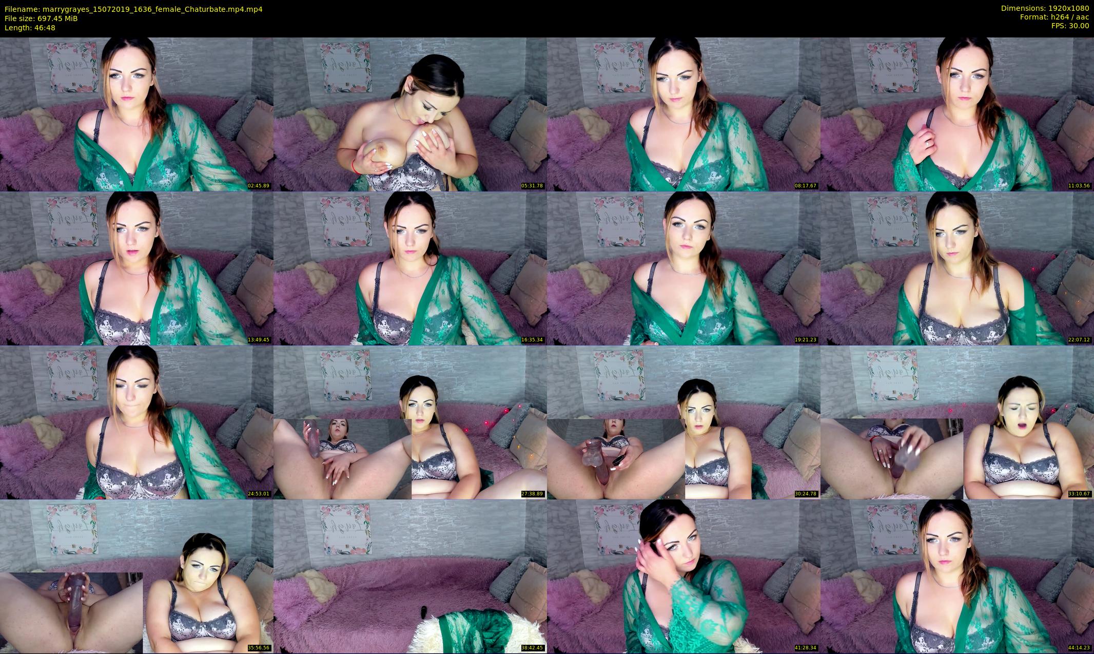 marrygrayes — 47 minute Chaturbate female cam show recording, 1080p, Jul 15, 2019