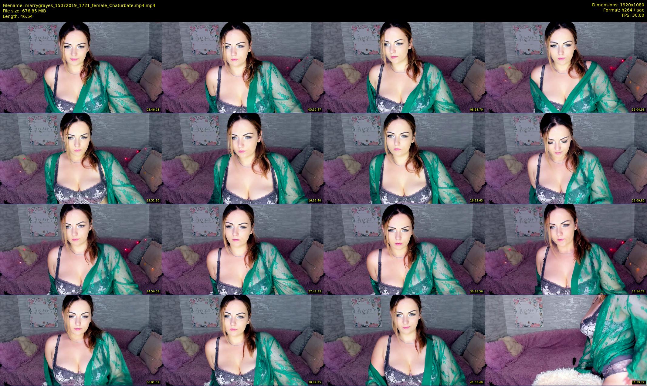 marrygrayes — 47 minute Chaturbate female cam show recording, 1080p, Jul 15, 2019