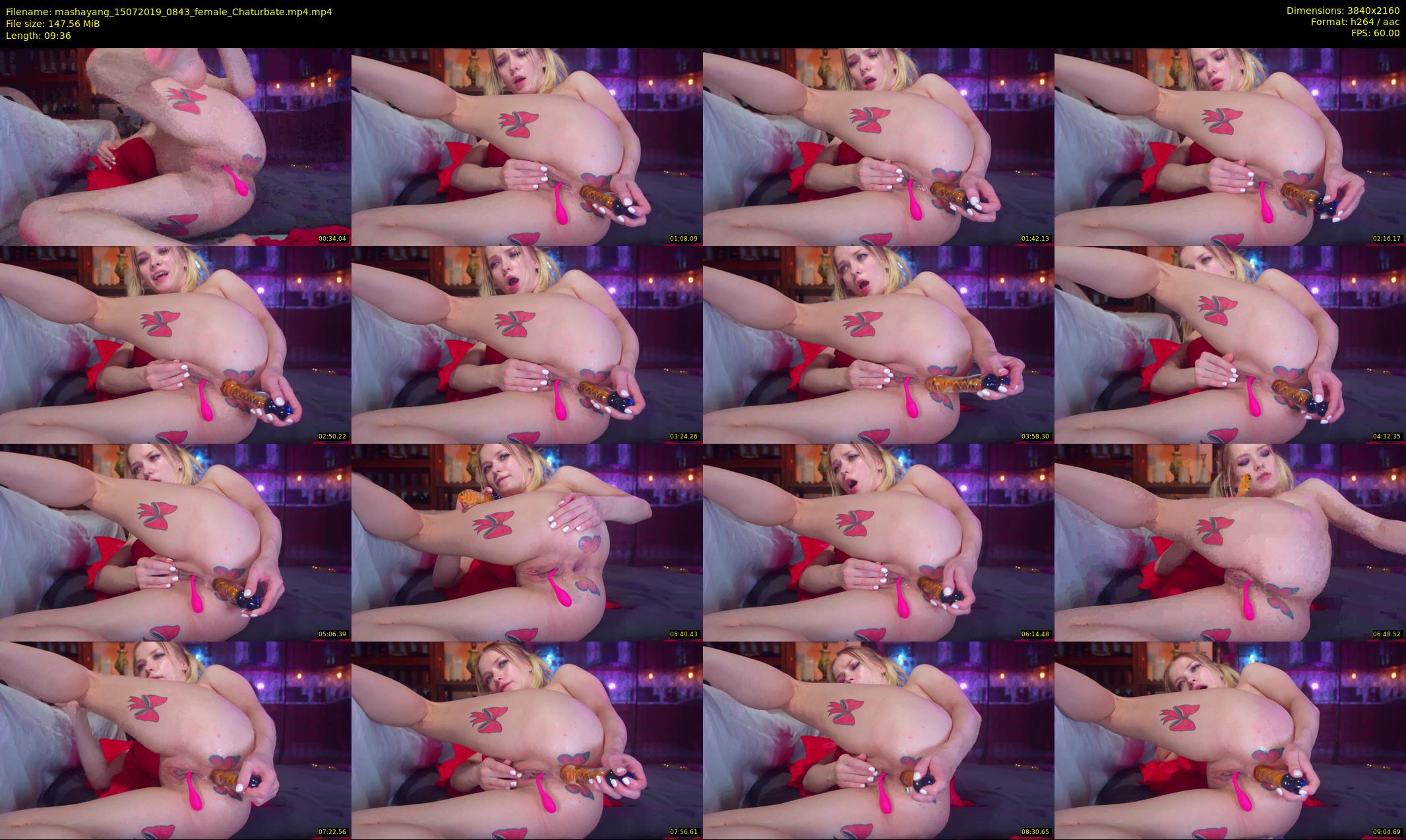 mashayang — 10 minute Chaturbate female cam show recording, 4K, Jul 15, 2019