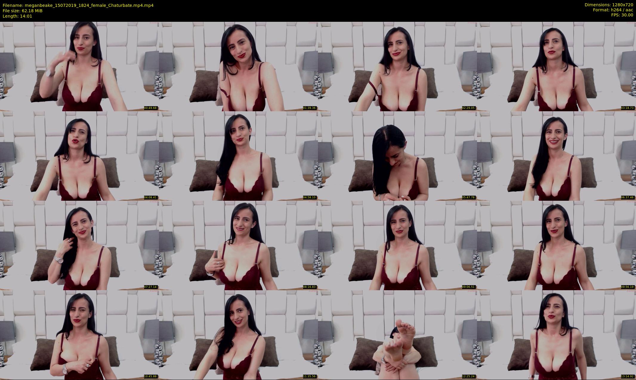 meganbeake — 15 minute Chaturbate female cam show recording, 720p, Jul 15, 2019